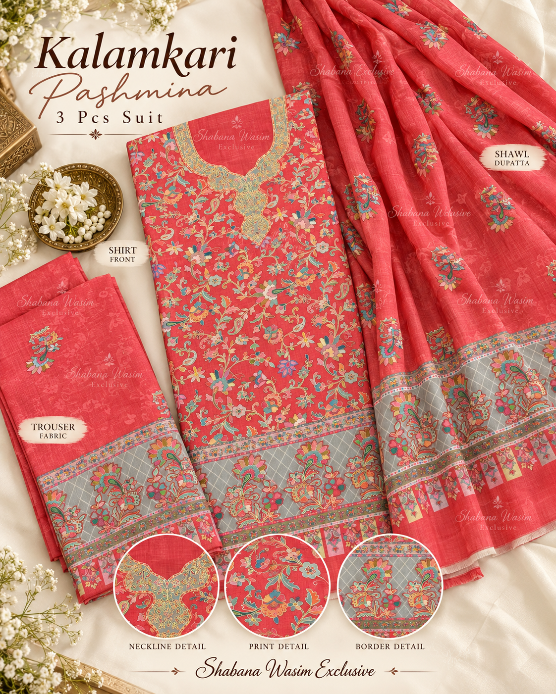 Kalamkari PASHMINA SUIT