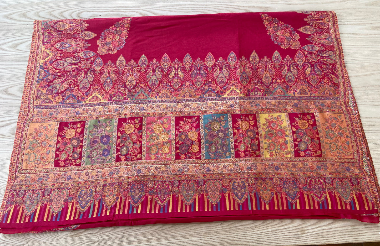 Pure kani silk saree