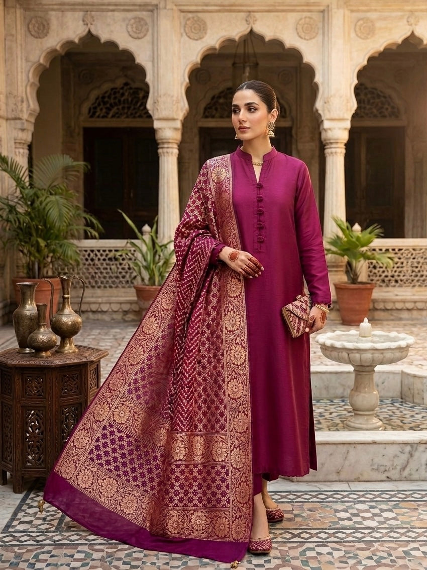 Pure Georgette neem Zari with mena kari