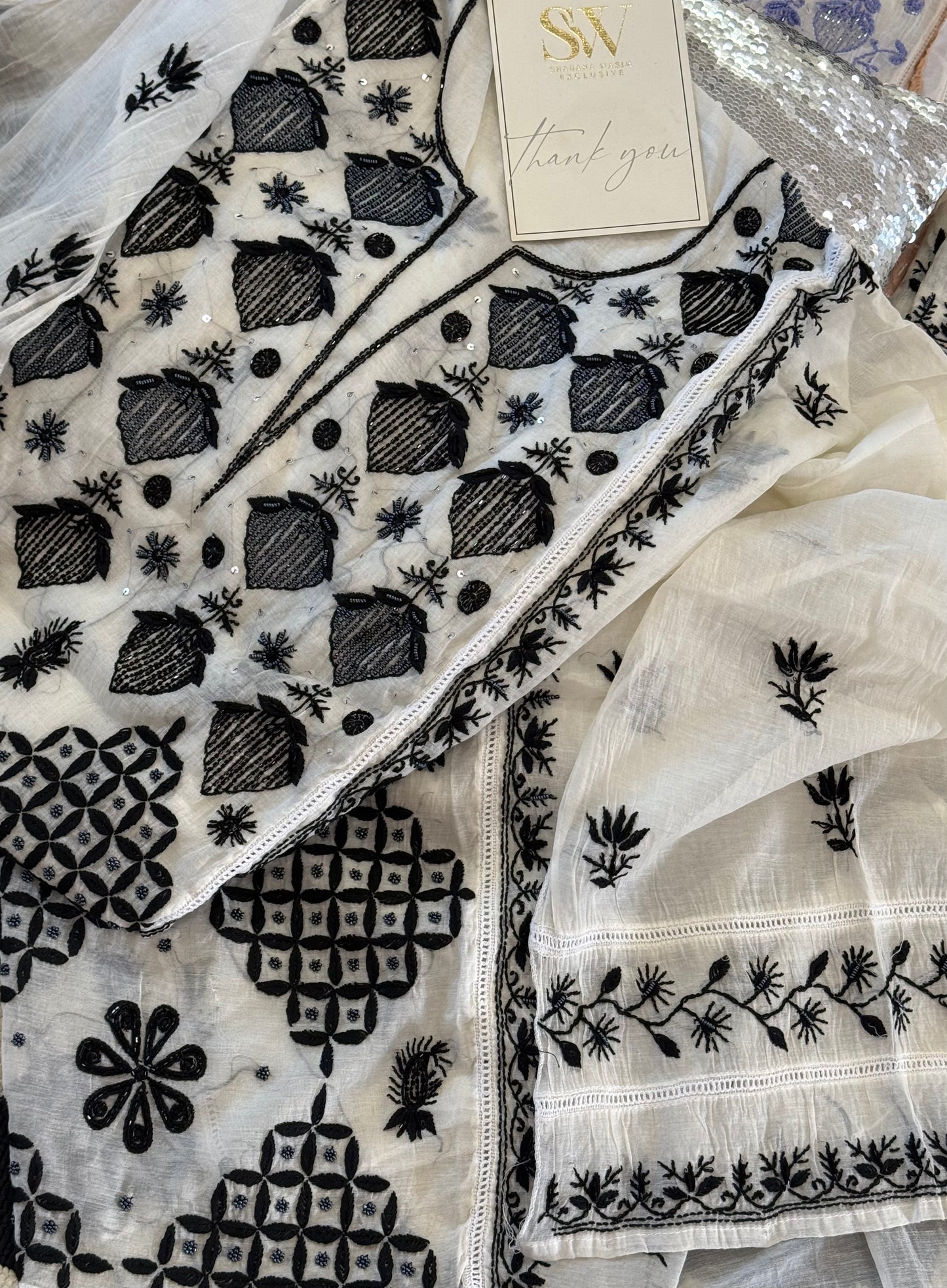 Mul chanderi kurta set