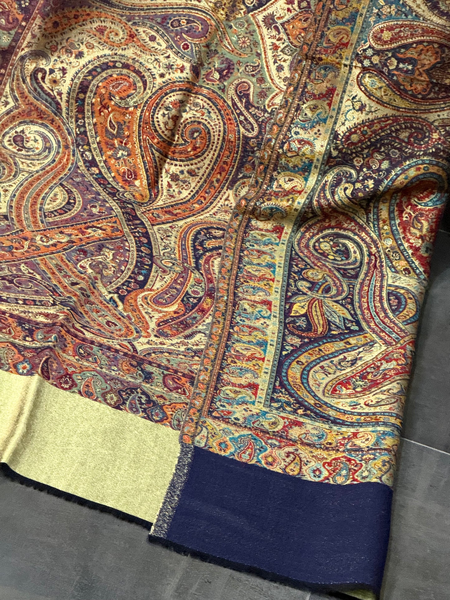 Reversible kani moonlight shawl