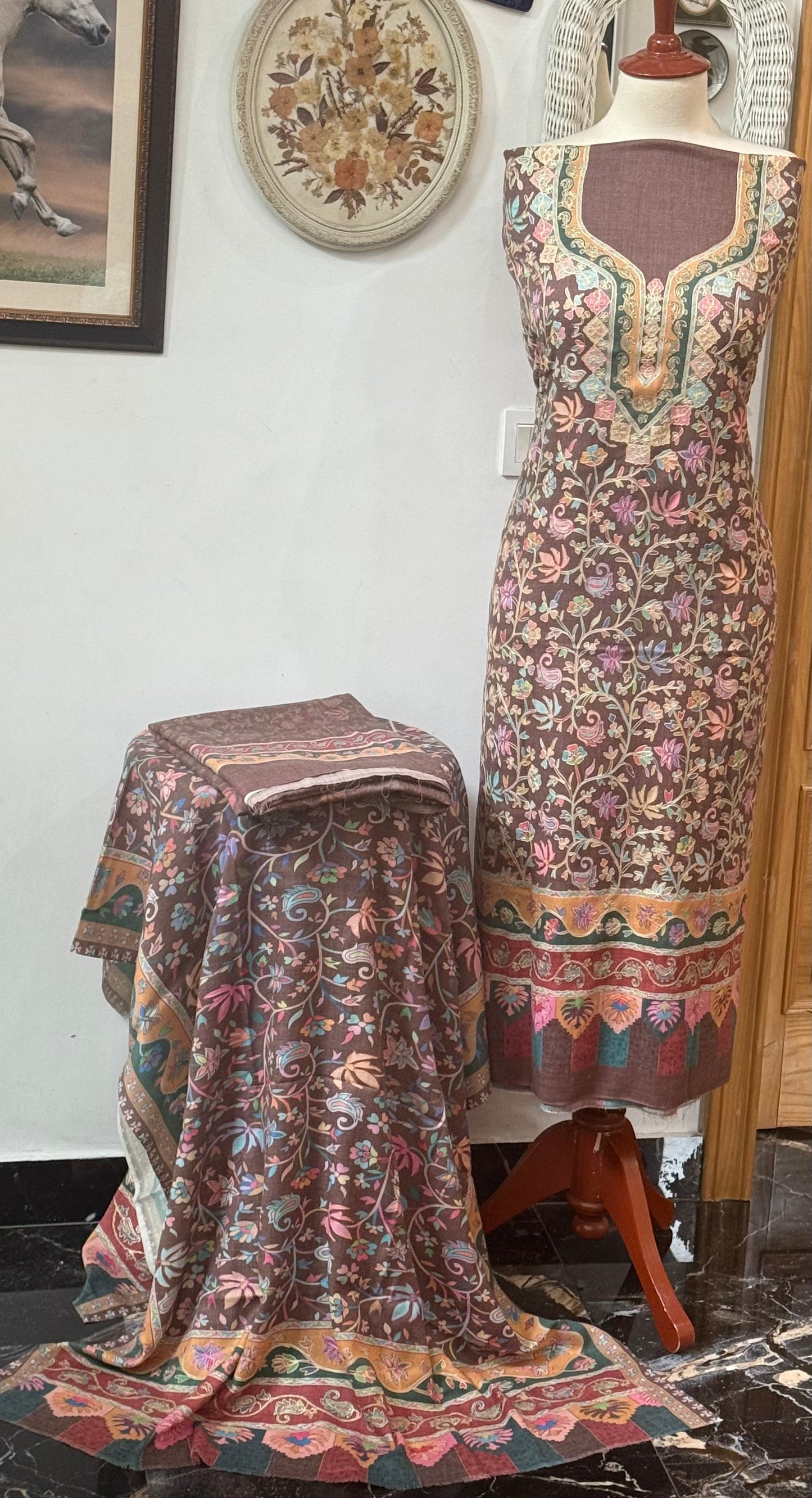 Kalamkari PASHMINA SUIT