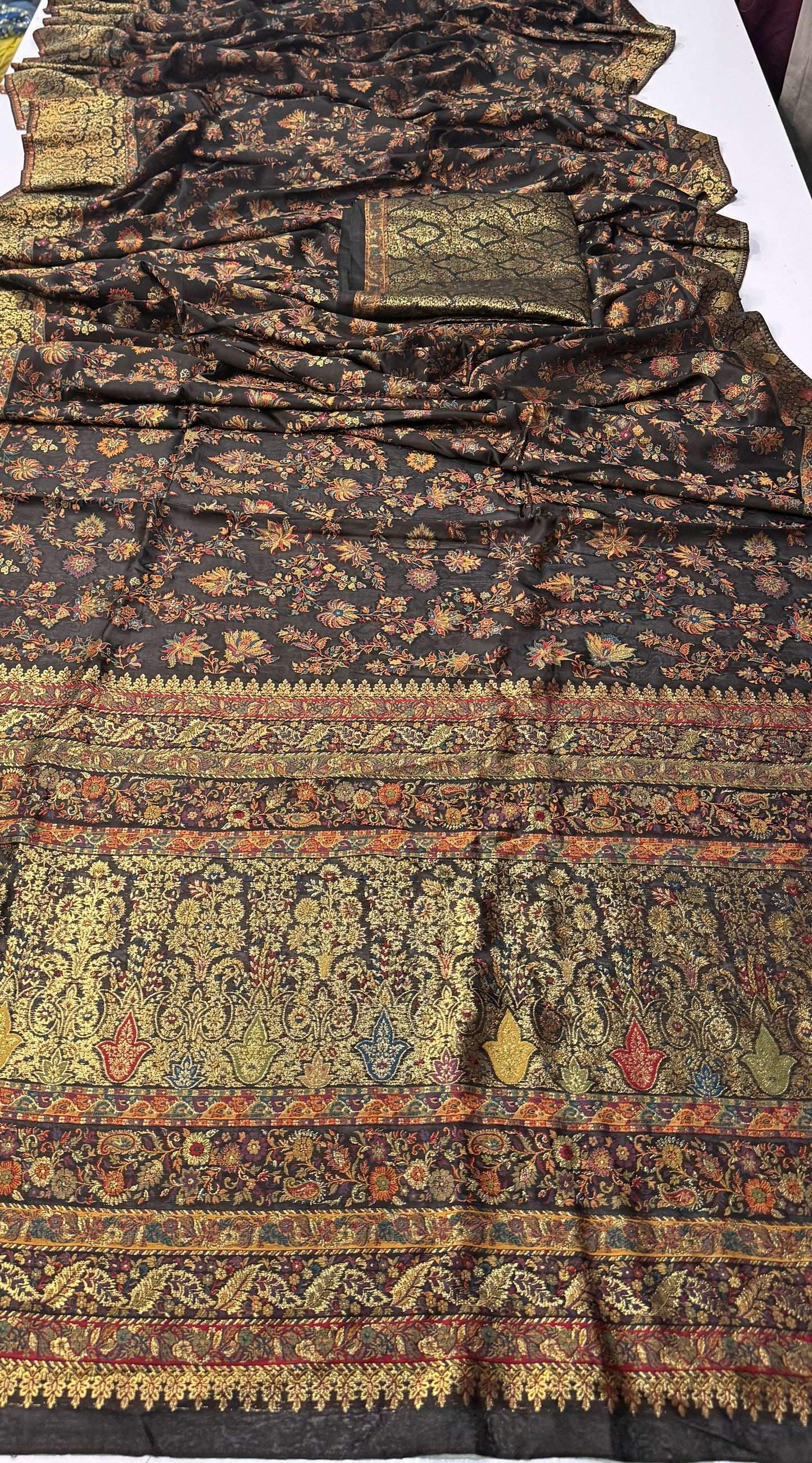 Pure kani silk saree