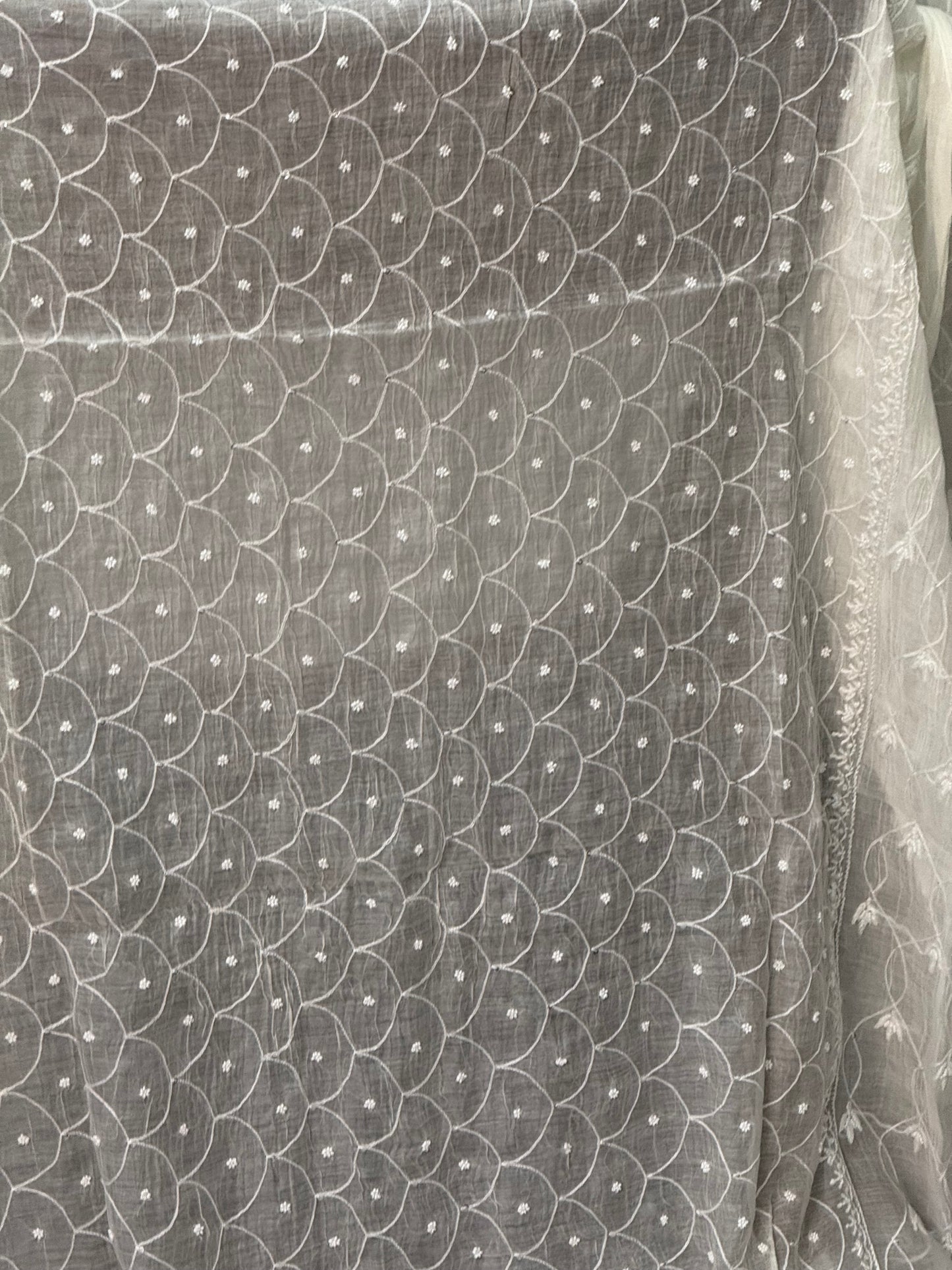 Mul chanderi kurta set