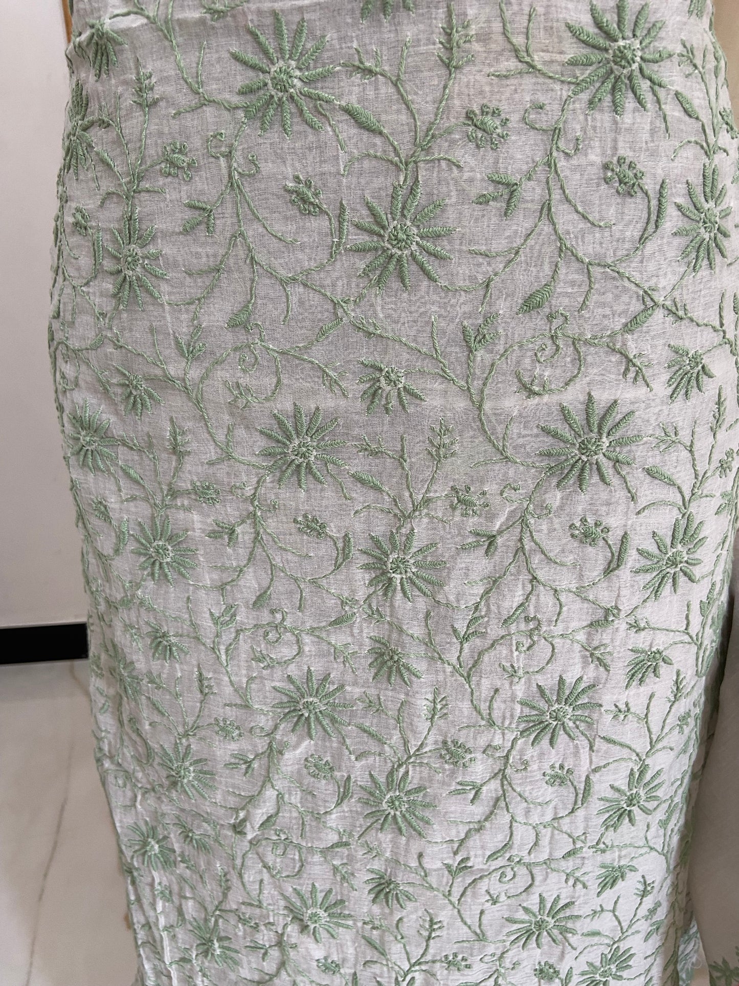 Mul chanderi kurta set