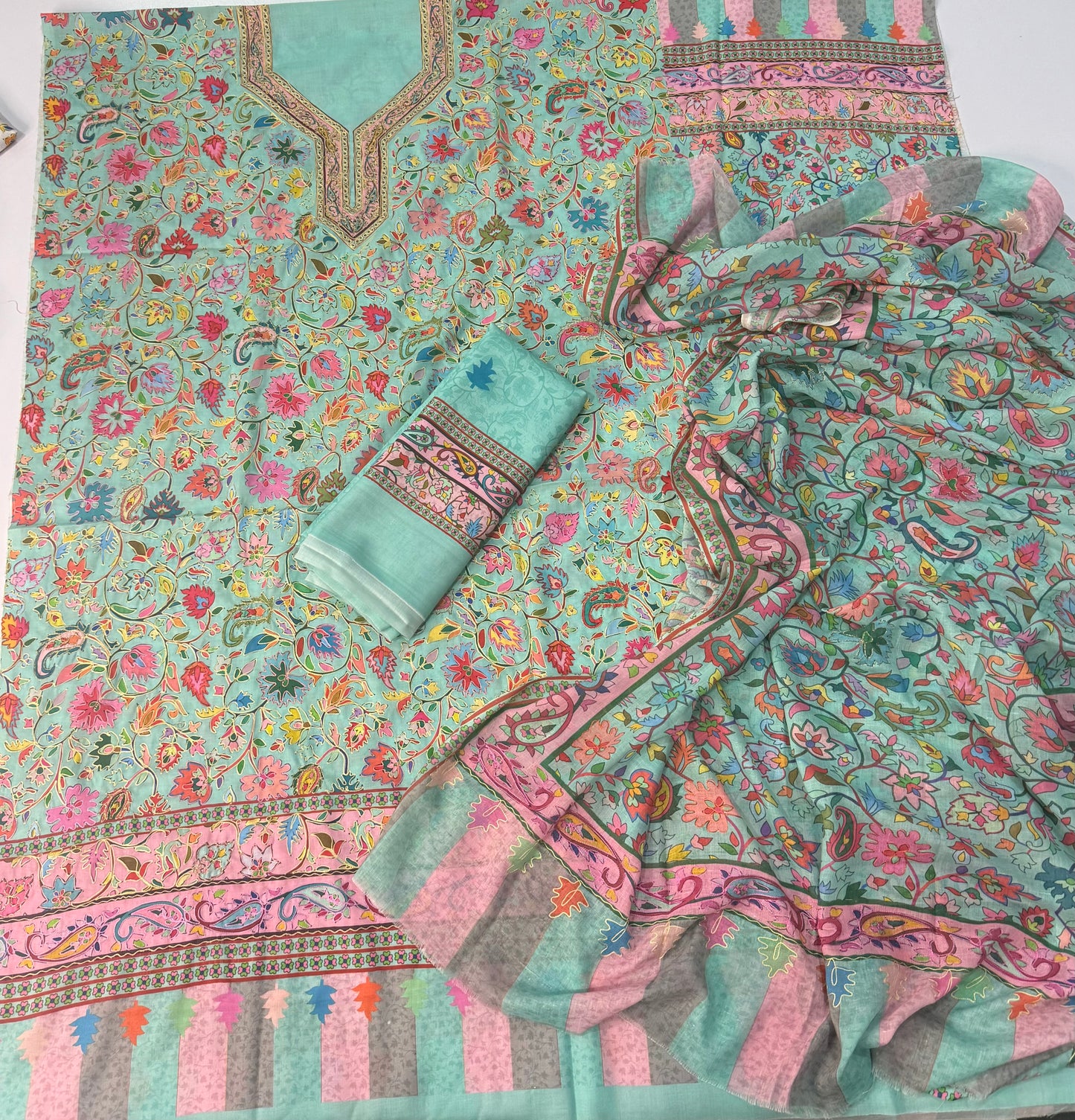 Kalamkari cotton lawn suits