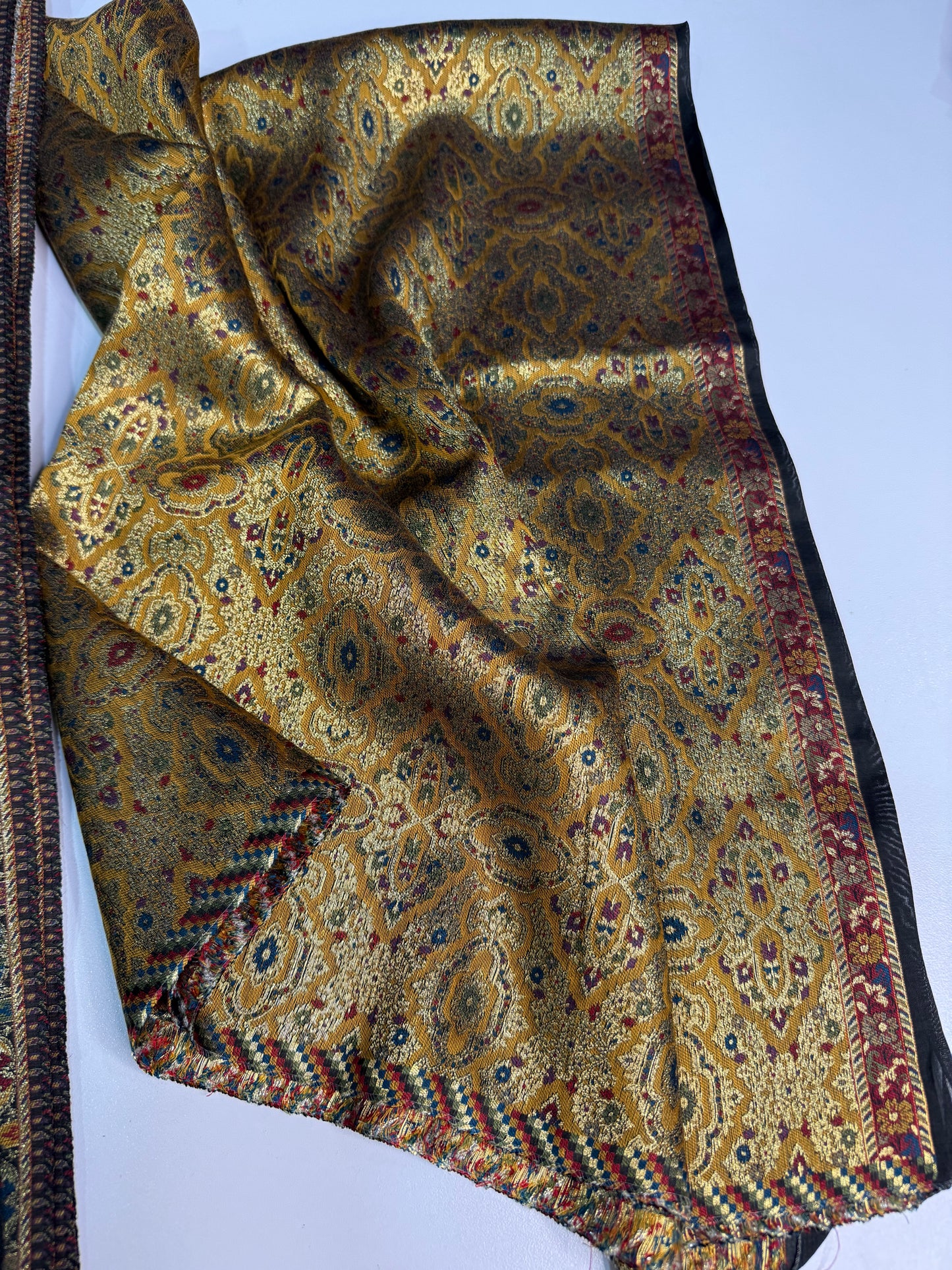 Pure kani silk saree Black