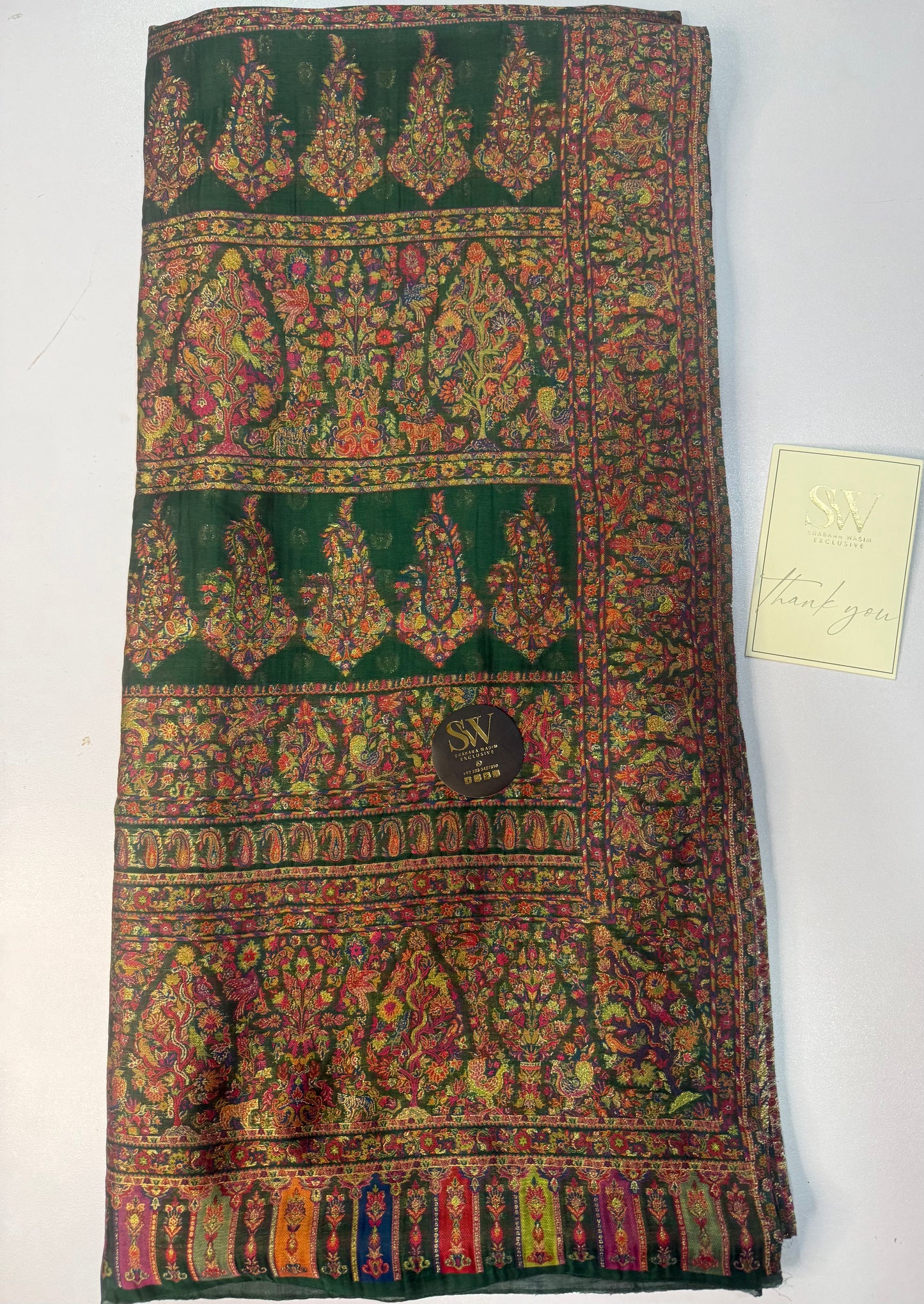 Pure kani silk saree