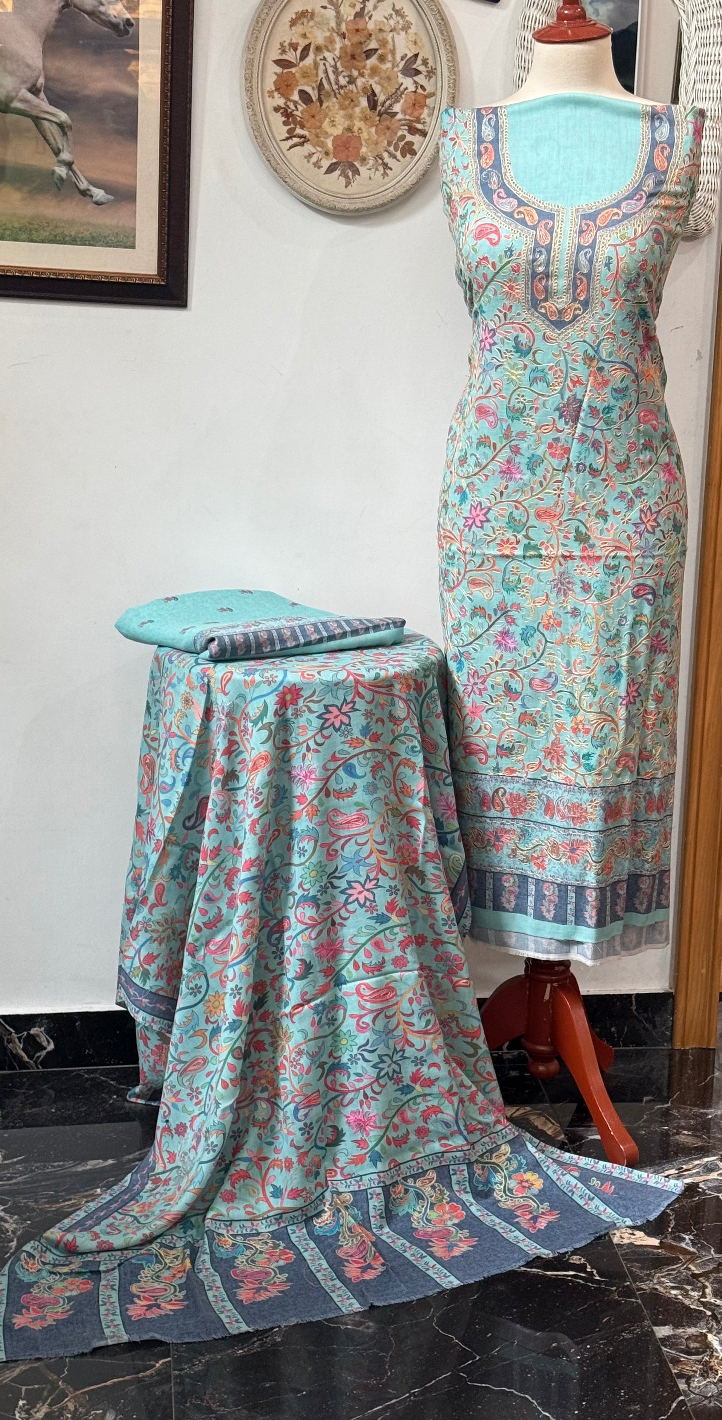 Kalamkari PASHMINA SUIT