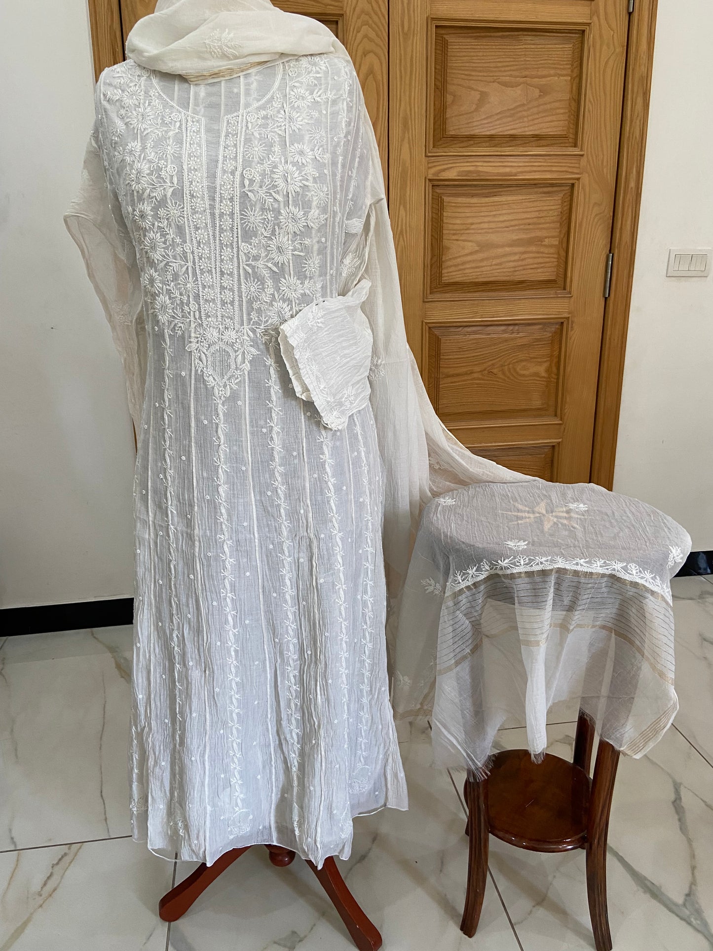 Mul  chanderi  Anarkali
