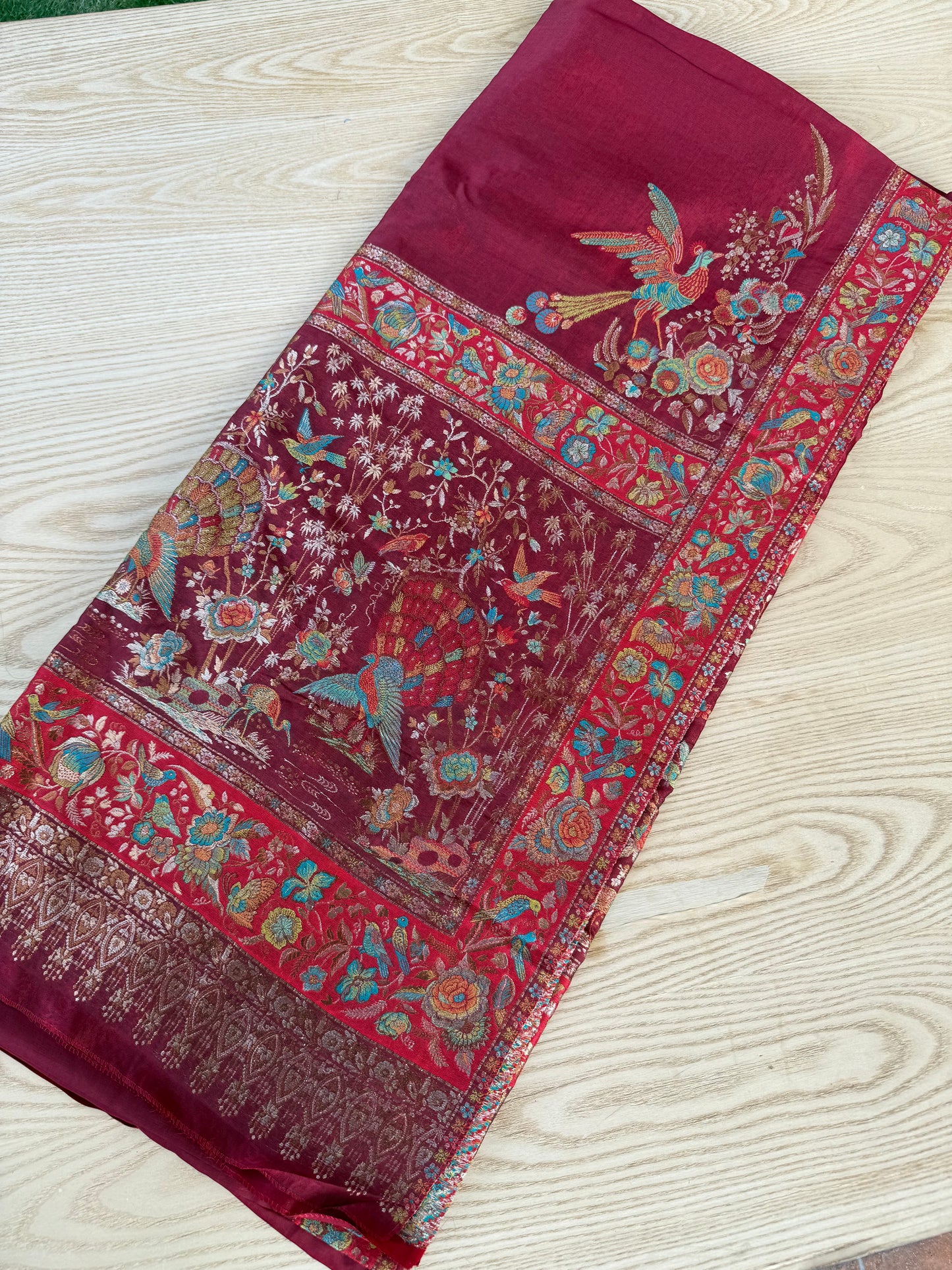 Pure kani silk saree