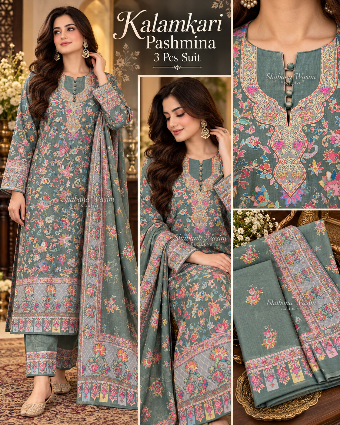 Kalamkari PASHMINA SUIT