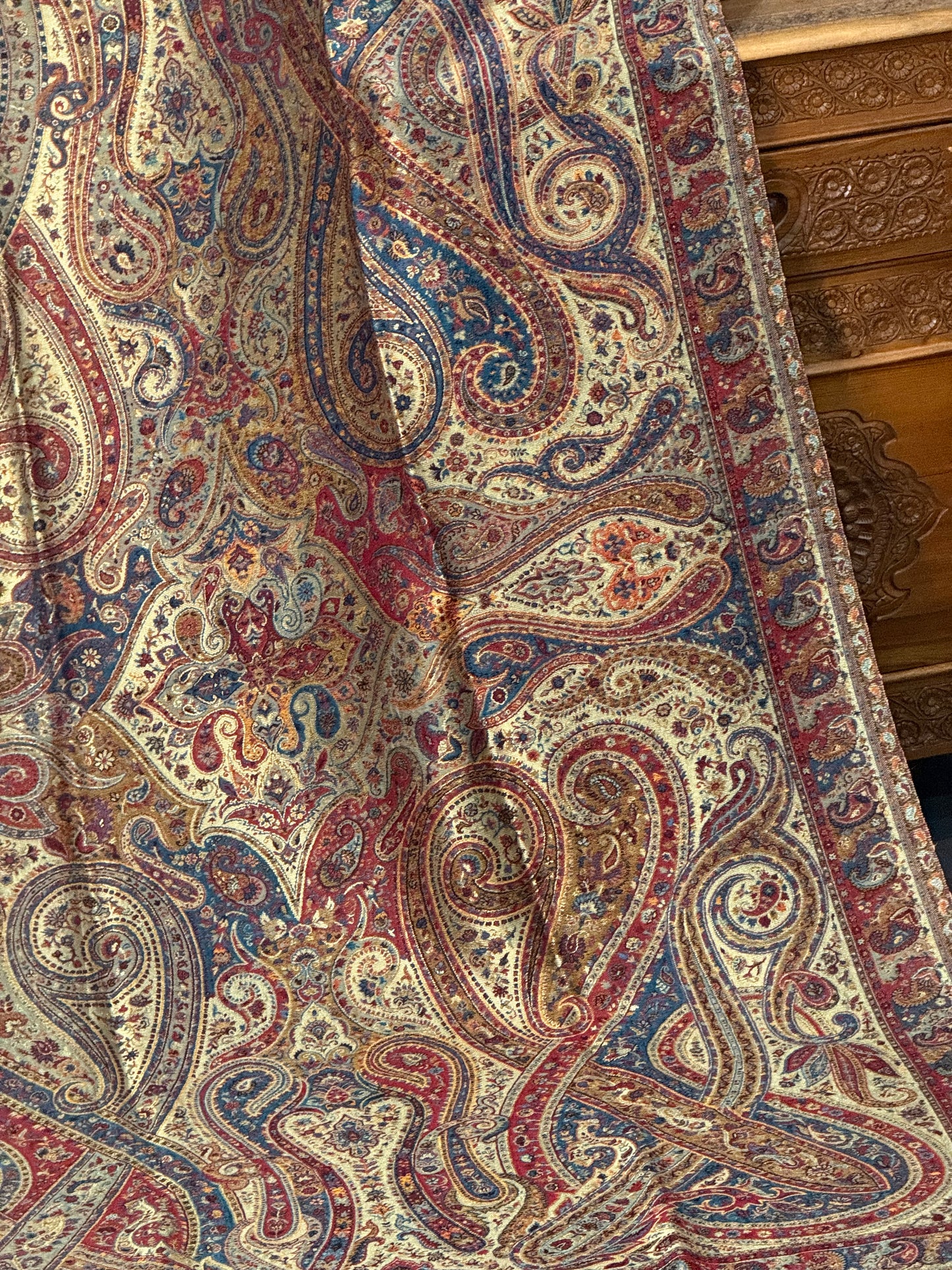 Reversible kani moonlight shawl