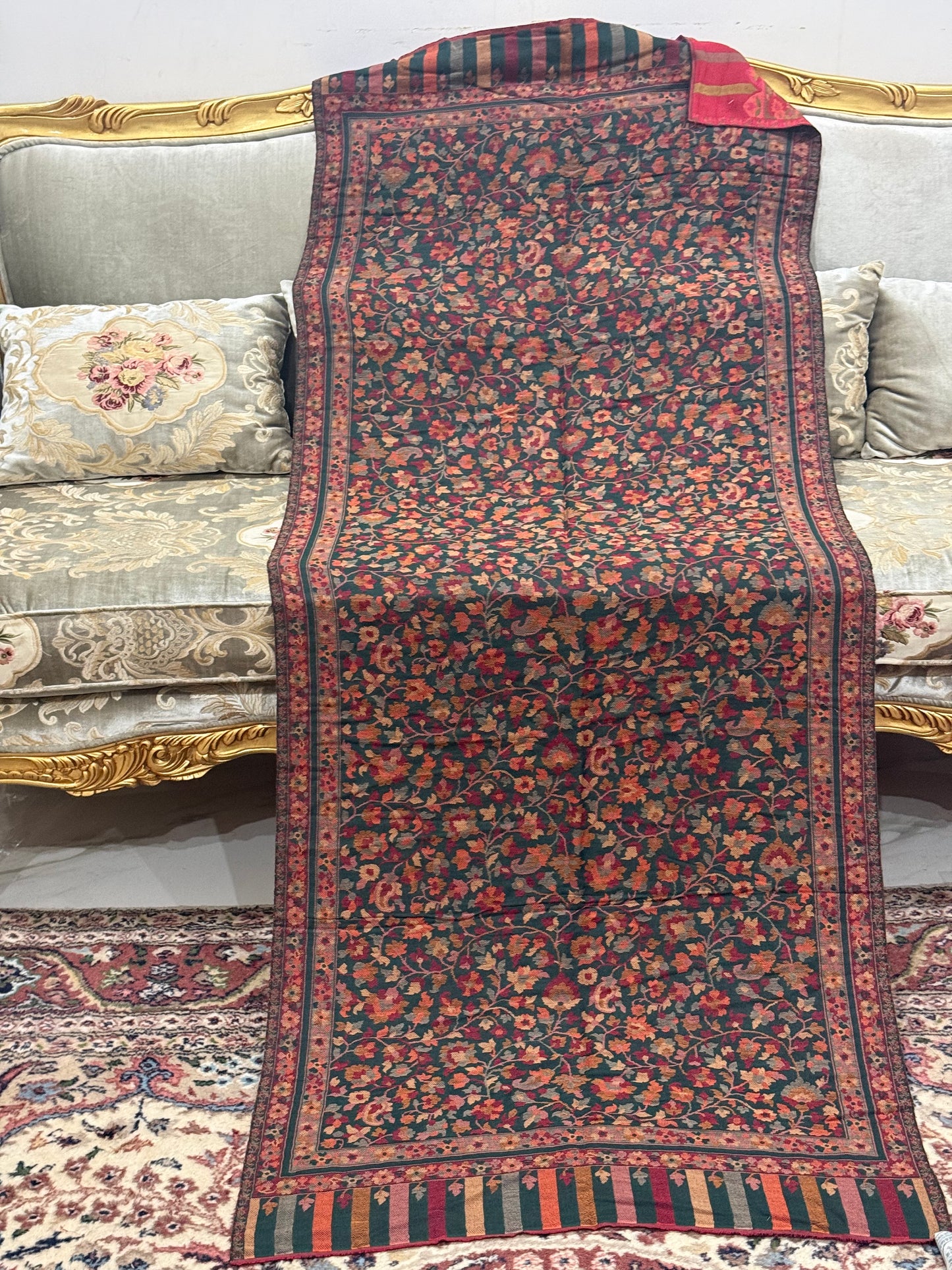 Reversible KANI PASHMINA PREMIUM stole