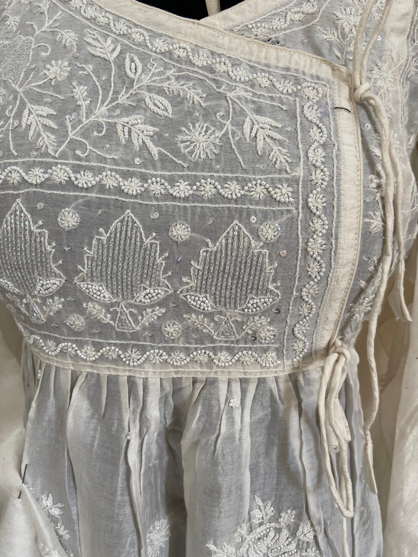 Mul chanderi kurta set