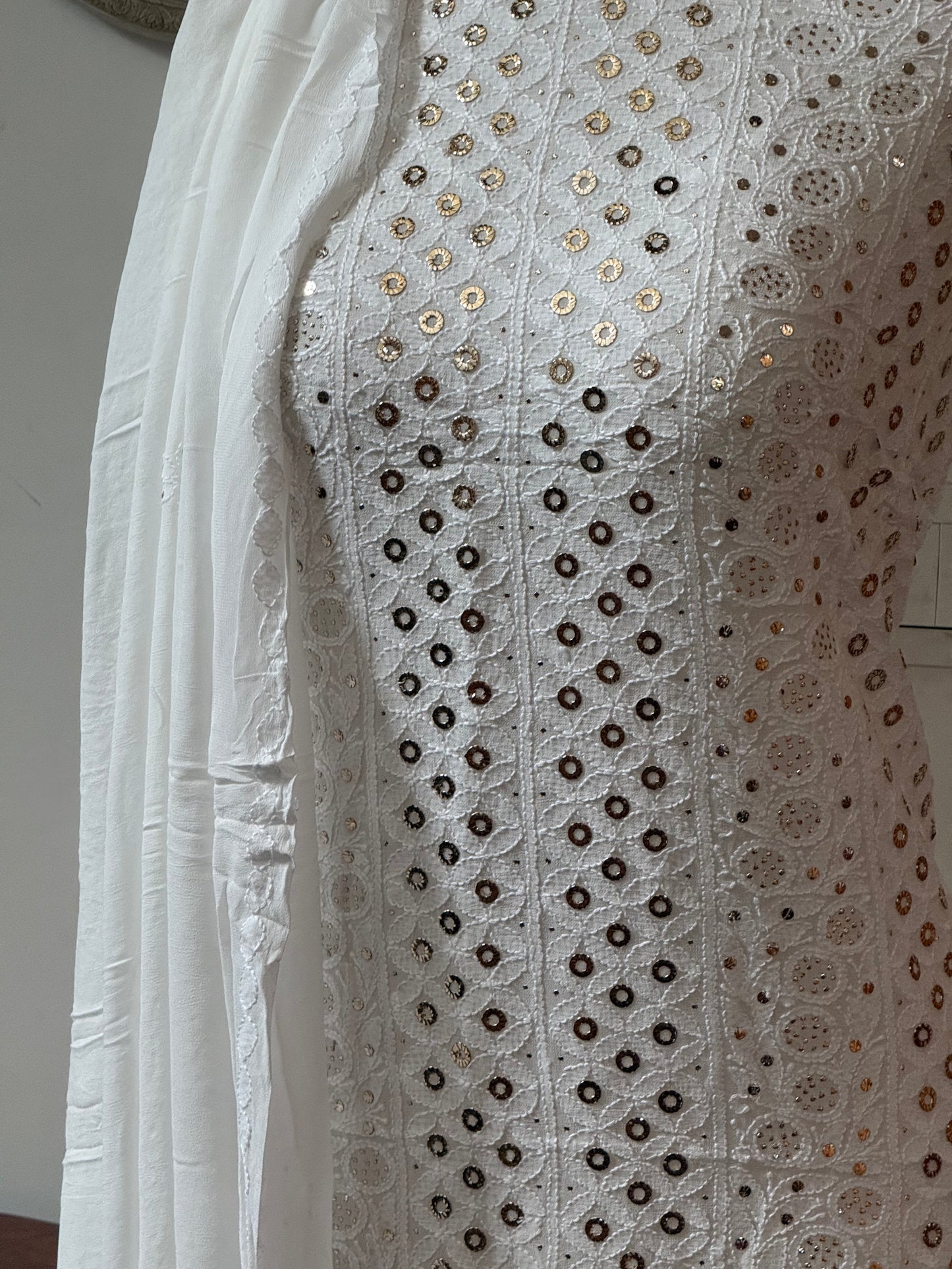 GEORGETTE kurta duppata mukesh