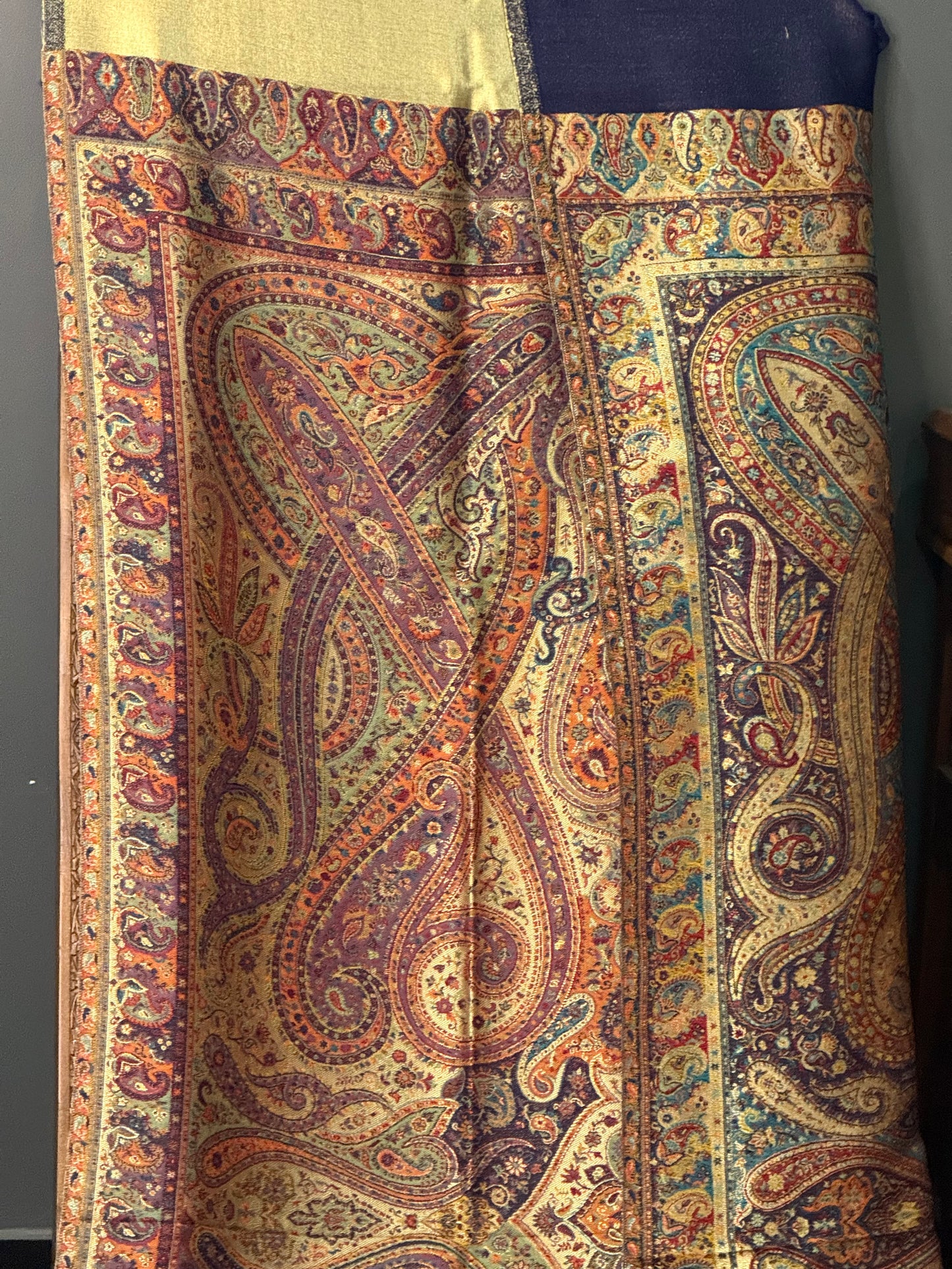 Reversible kani moonlight shawl