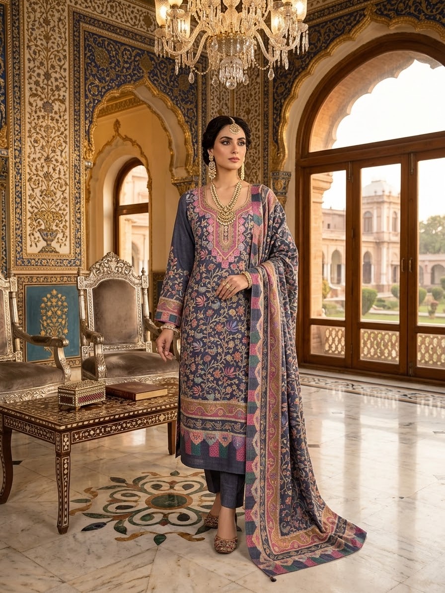 Kalamkari PASHMINA SUIT