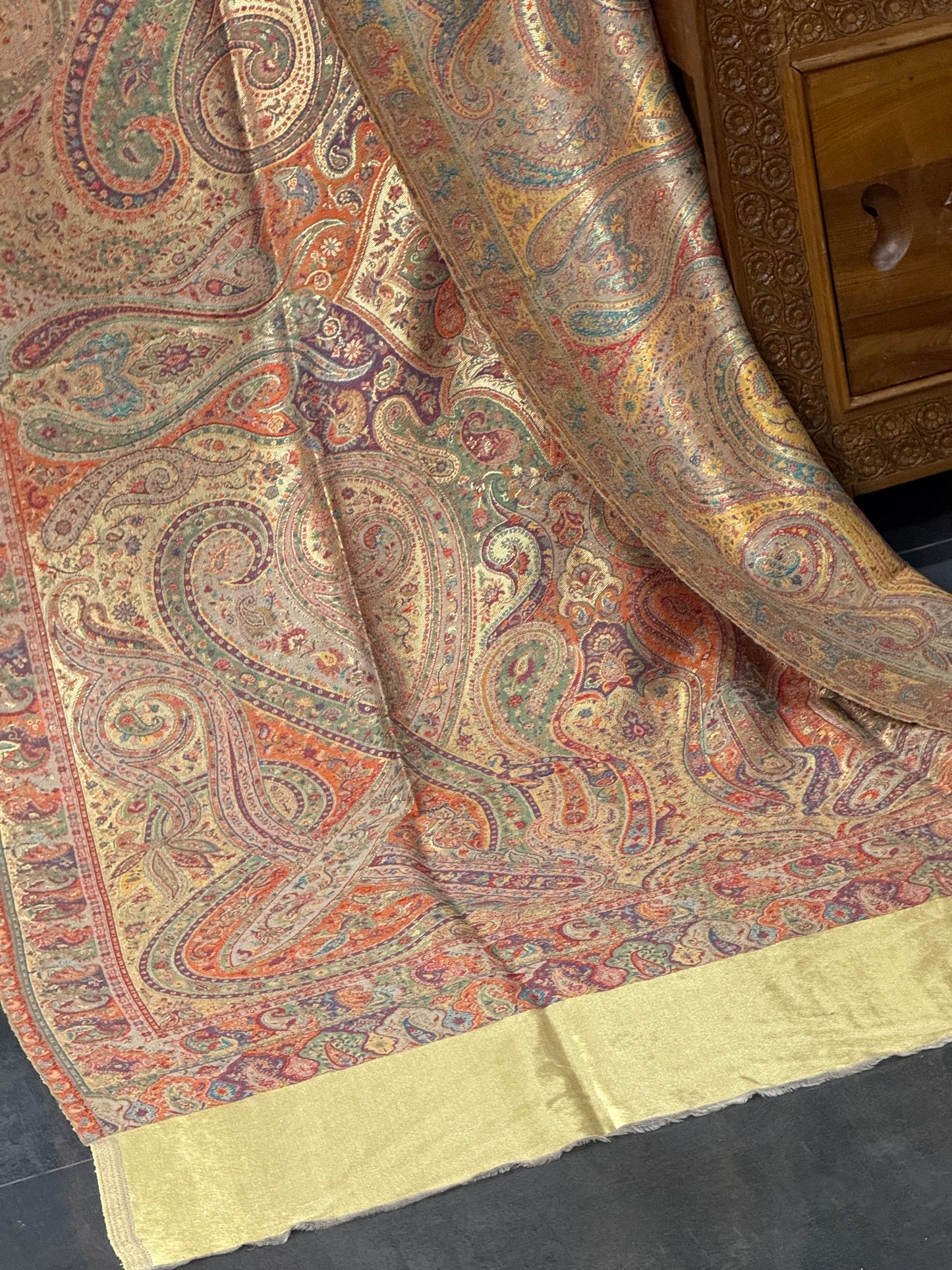 Reversible kani moonlight shawl
