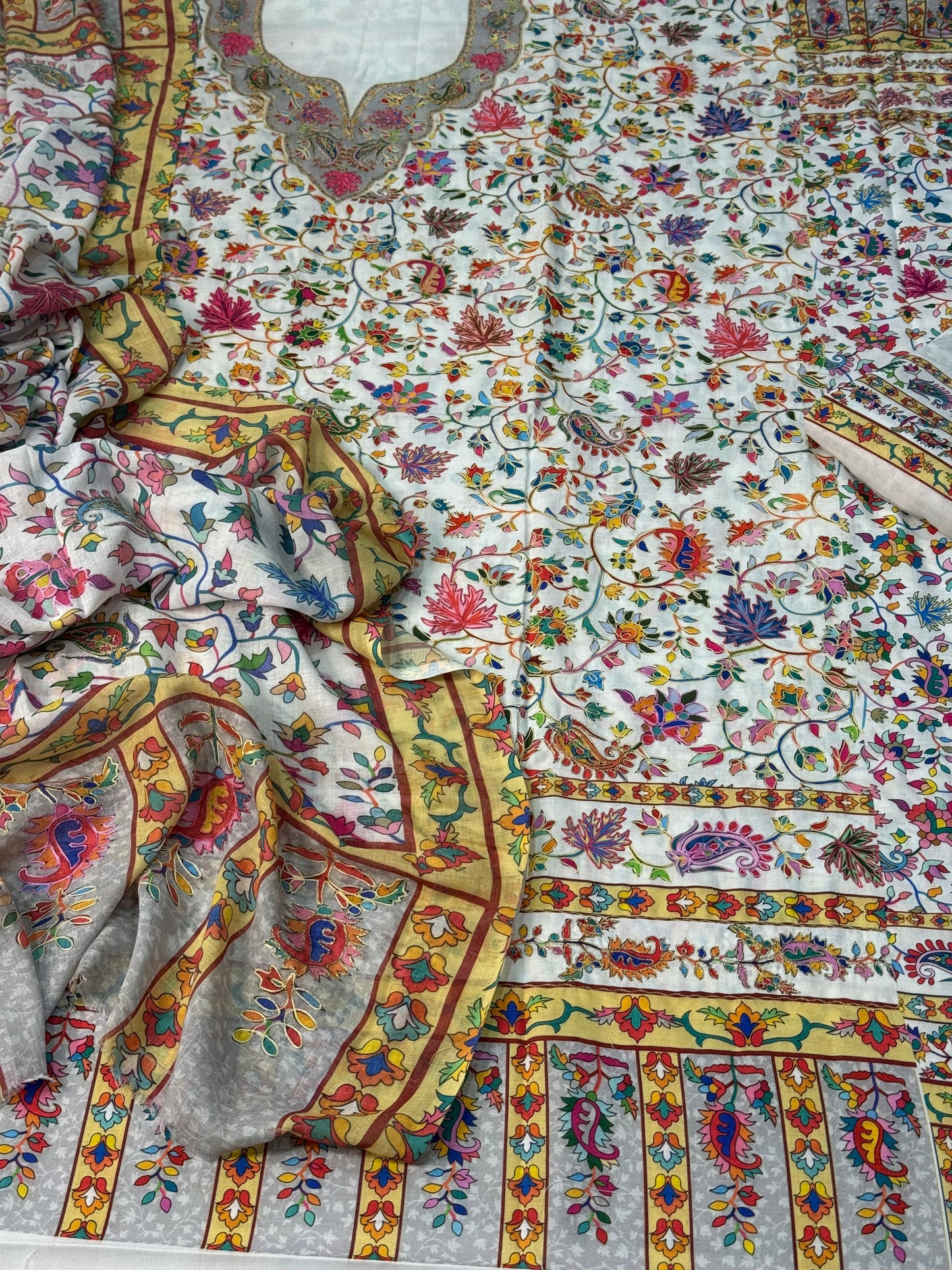 Kalamkari cotton lawn suits