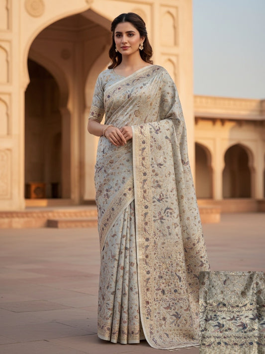 Pure kani silk saree