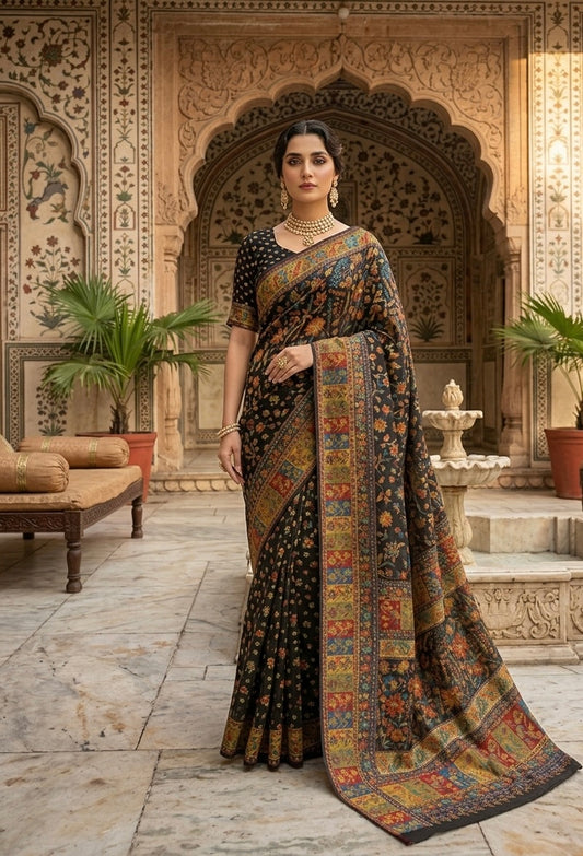 Pure kani silk saree