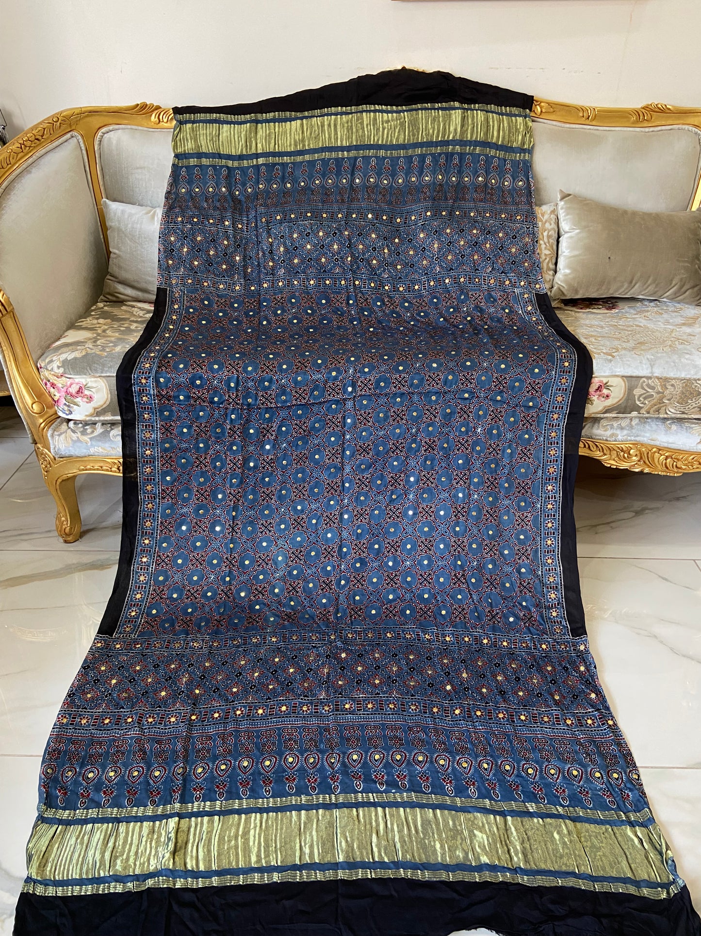 Ajrak mukesh duppata 7