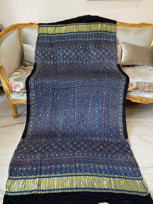 Ajrak mukesh duppata 7