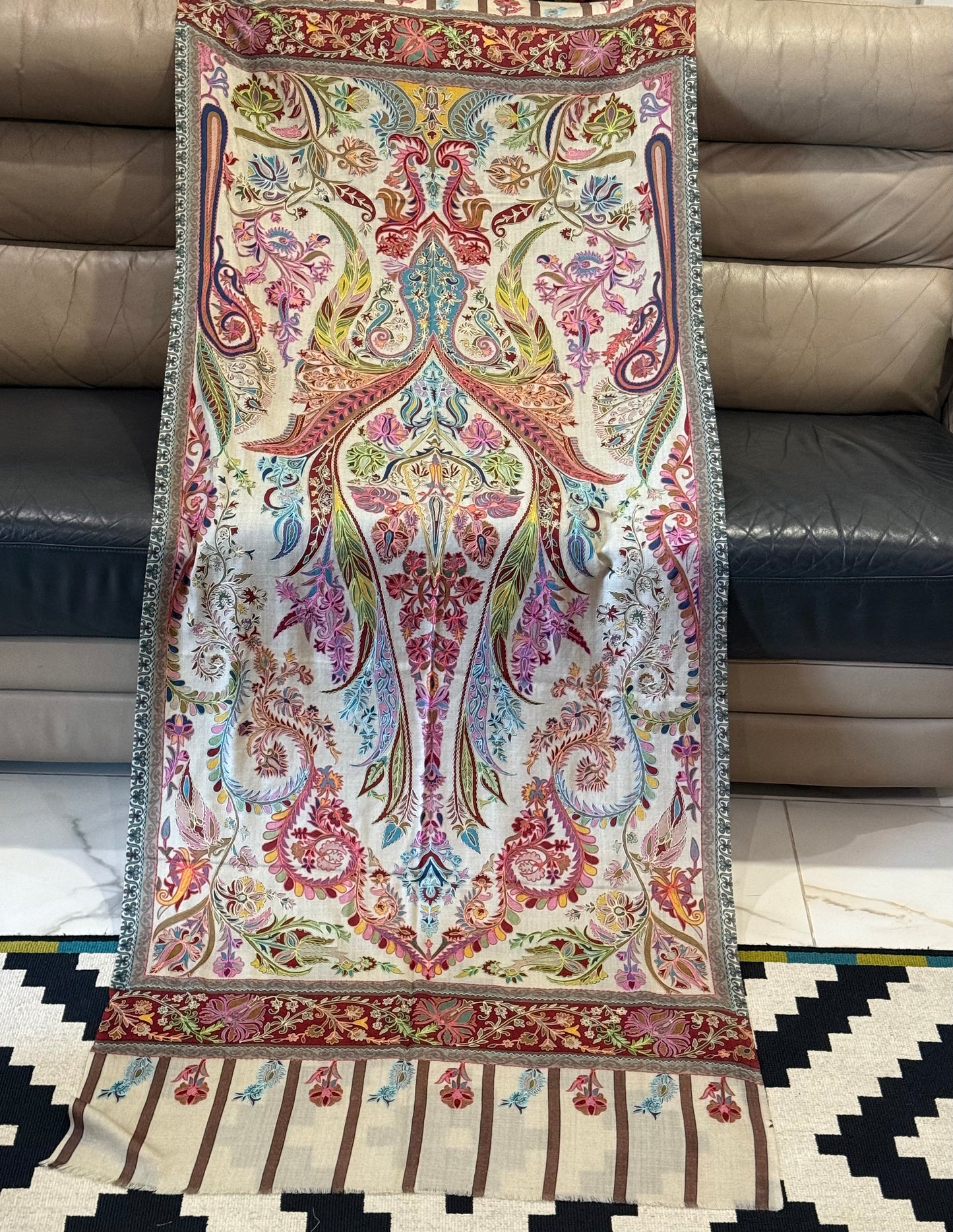 Kalamkari  pashmina stole