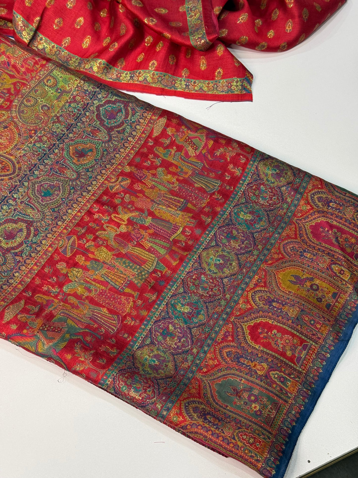 Pure kani silk saree