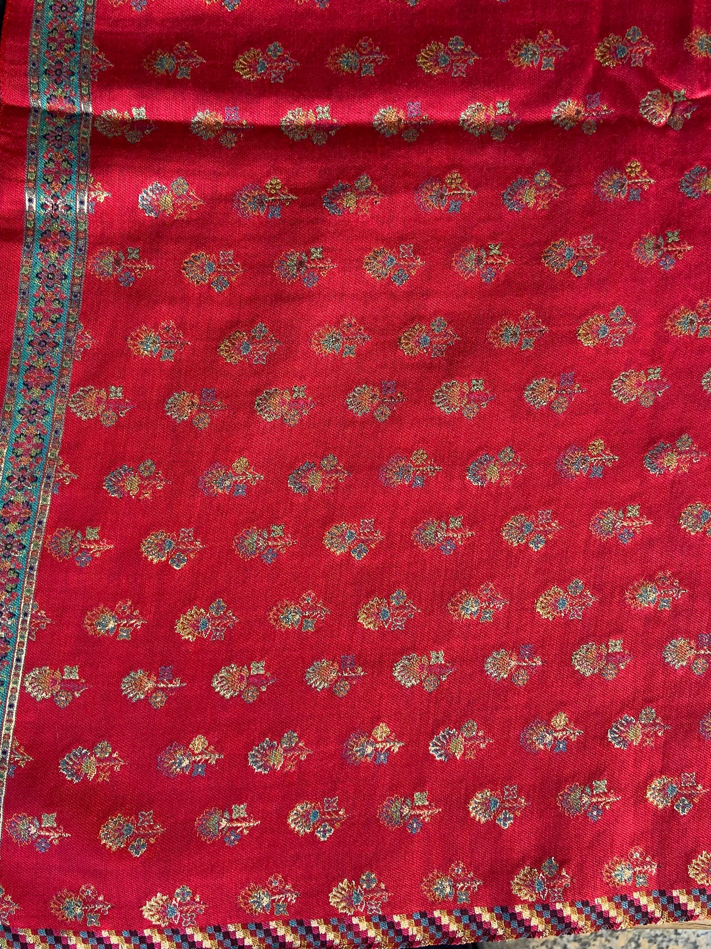 Pure kani silk saree black