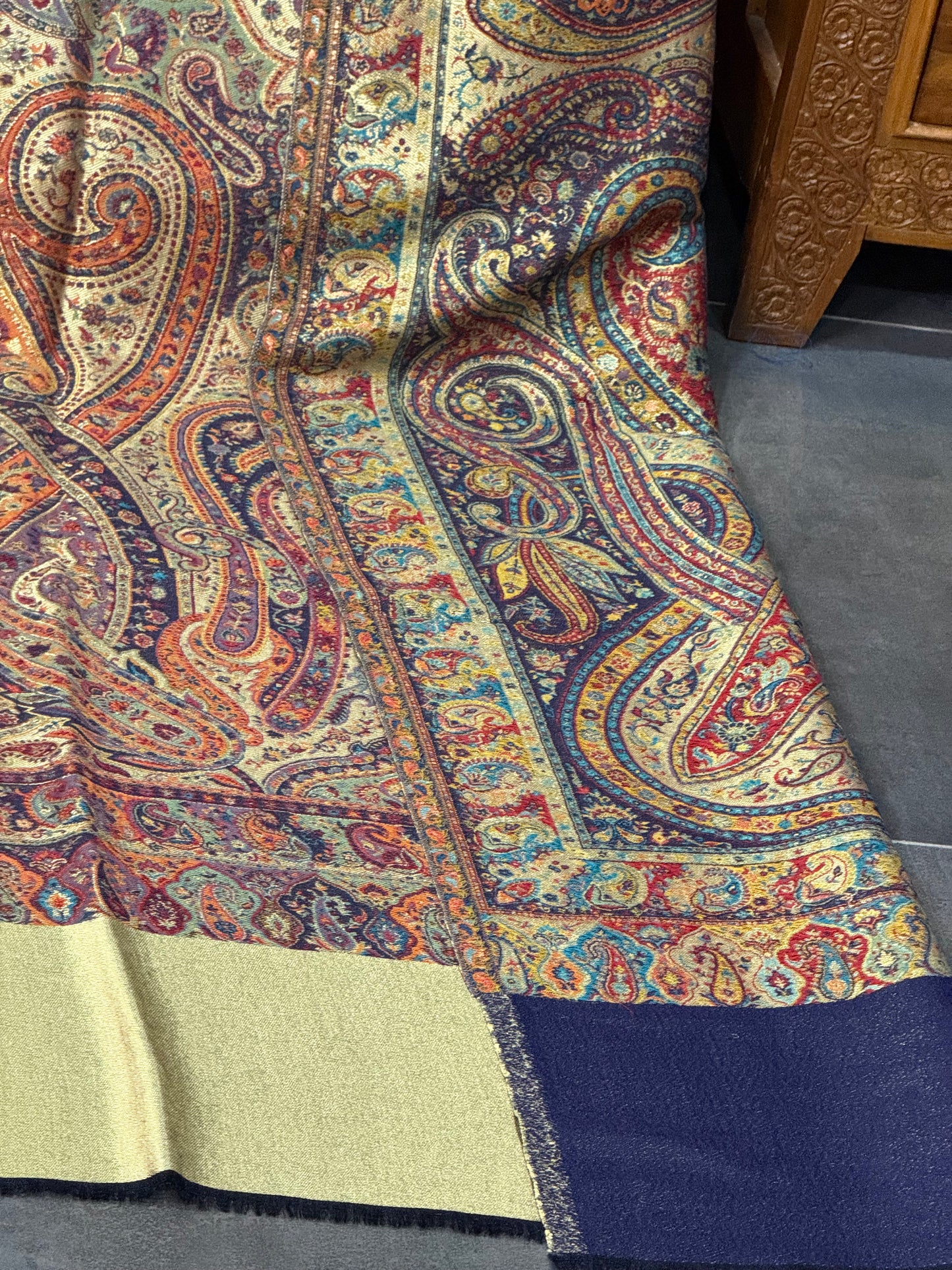Reversible kani moonlight shawl