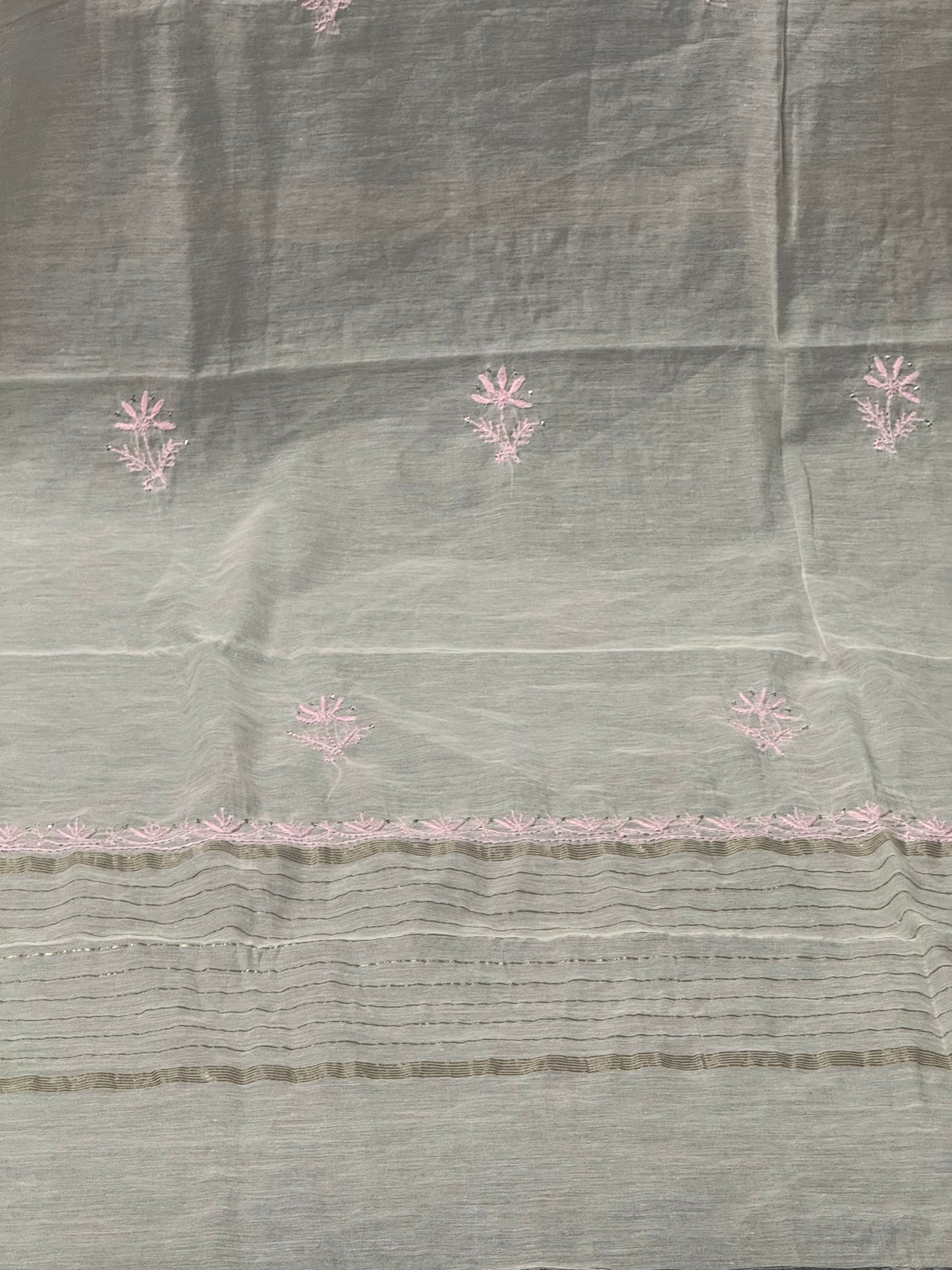 Mul chanderi kurta set mukesh