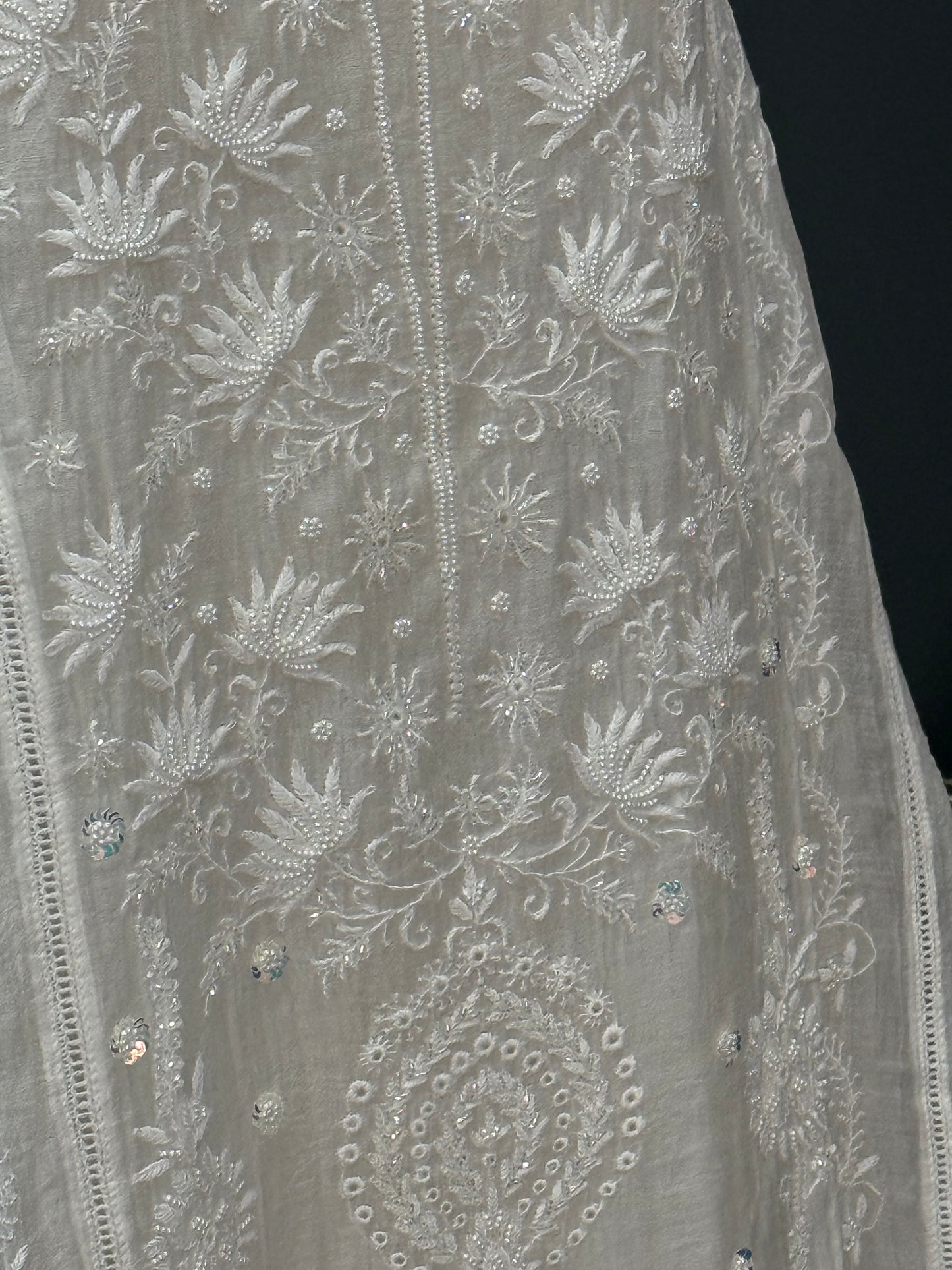 Mul chanderi kurta set