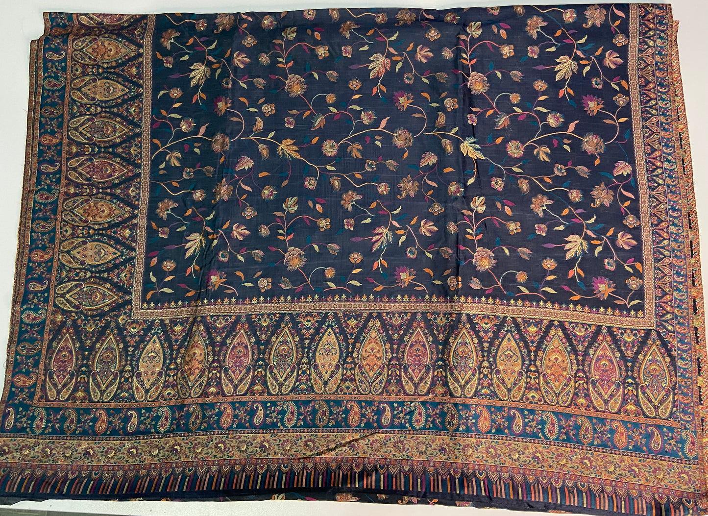 Pure kani silk saree Blue