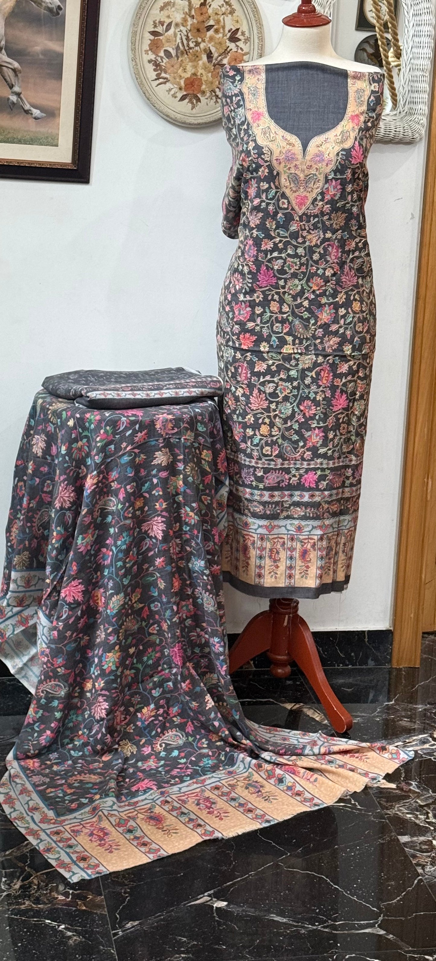 Kalamkari PASHMINA SUIT