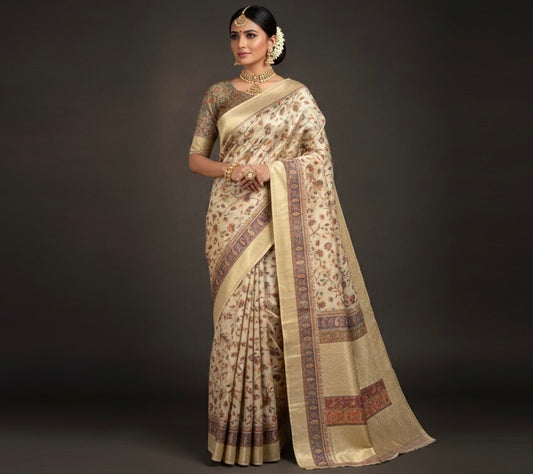 Pure kani silk saree