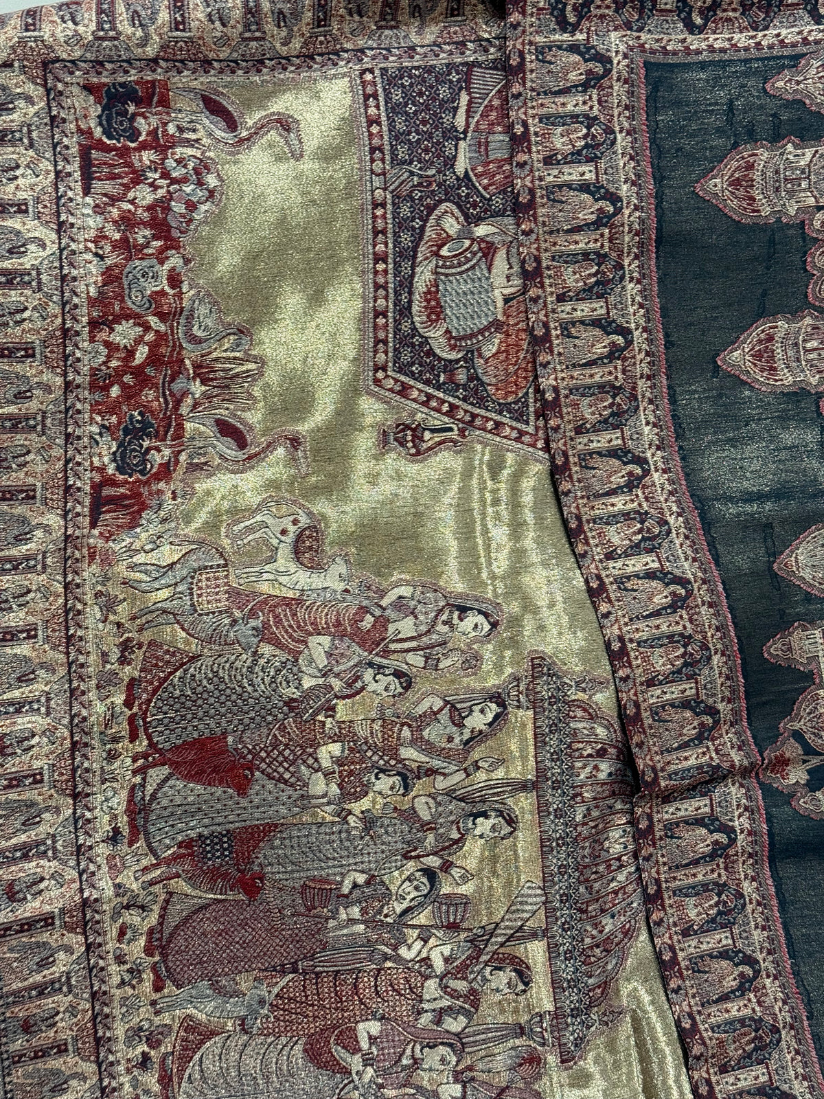 Moonlight KANI PASHMINA Reversible PREMIUM (B small defect price reduce )
