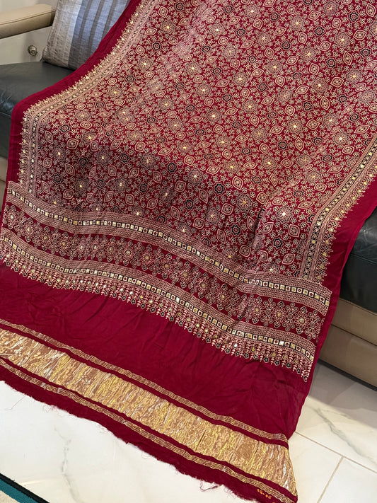 Ajrak mukesh duppata