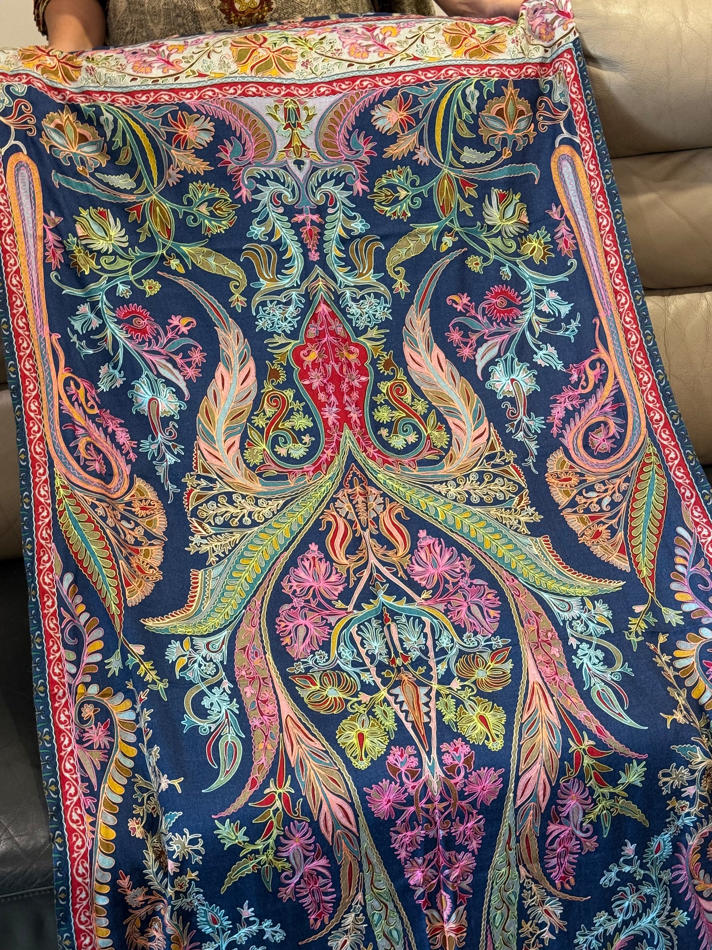Kalamkari  pashmina stole