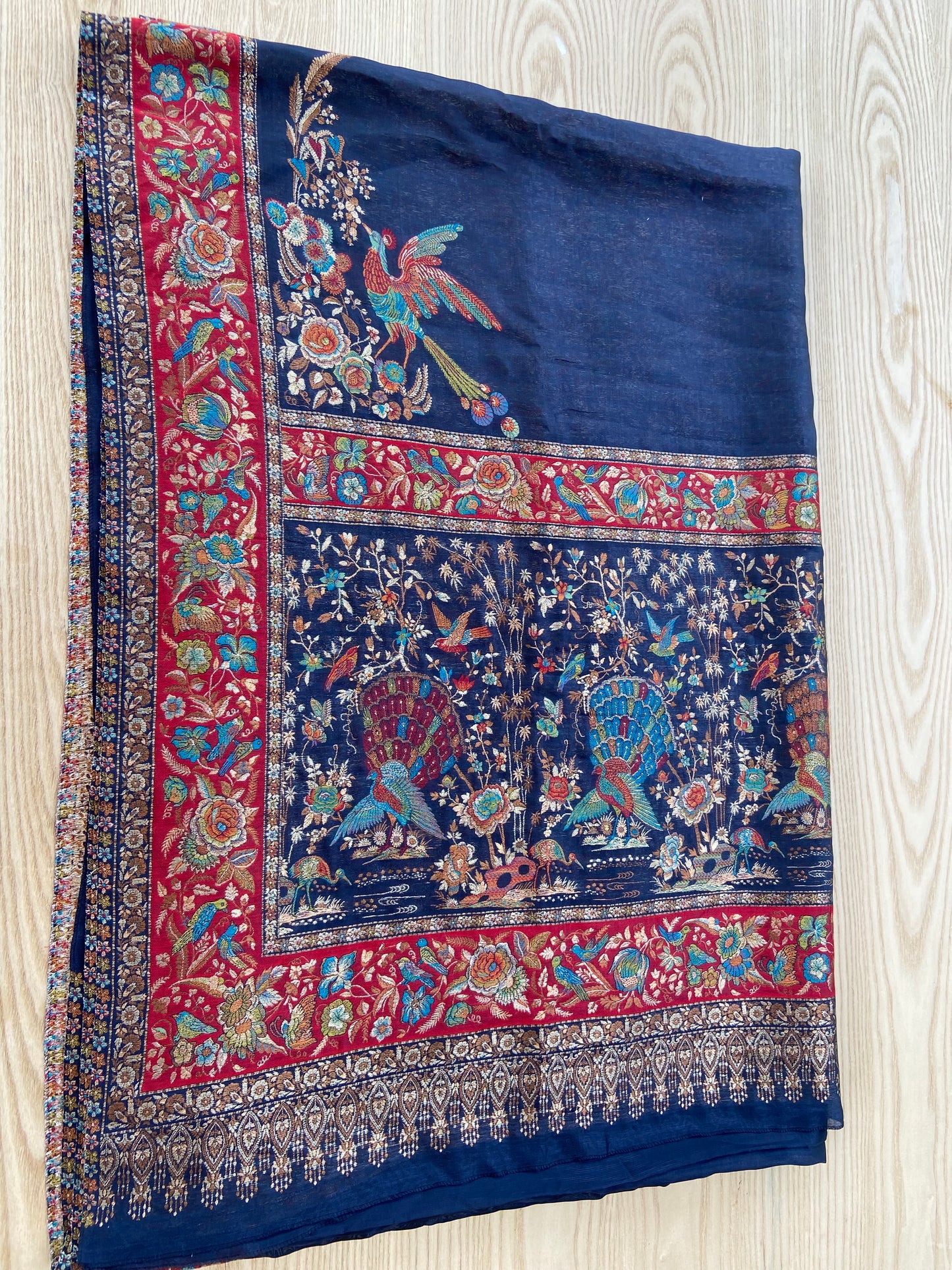 Pure kani silk saree