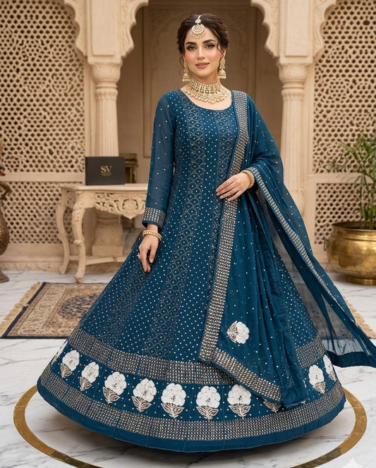 Mul  chanderi  Anarkali
