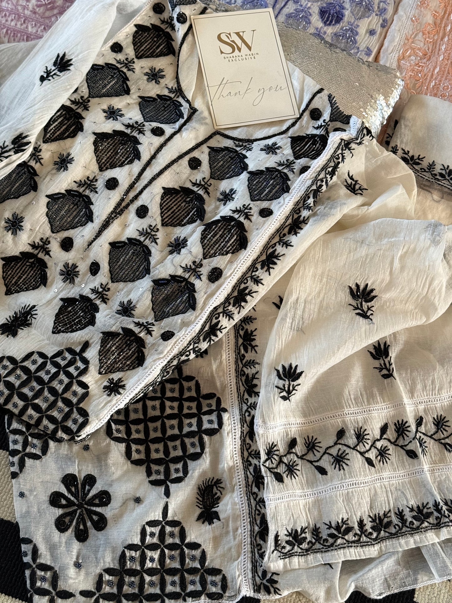 Mul chanderi kurta set