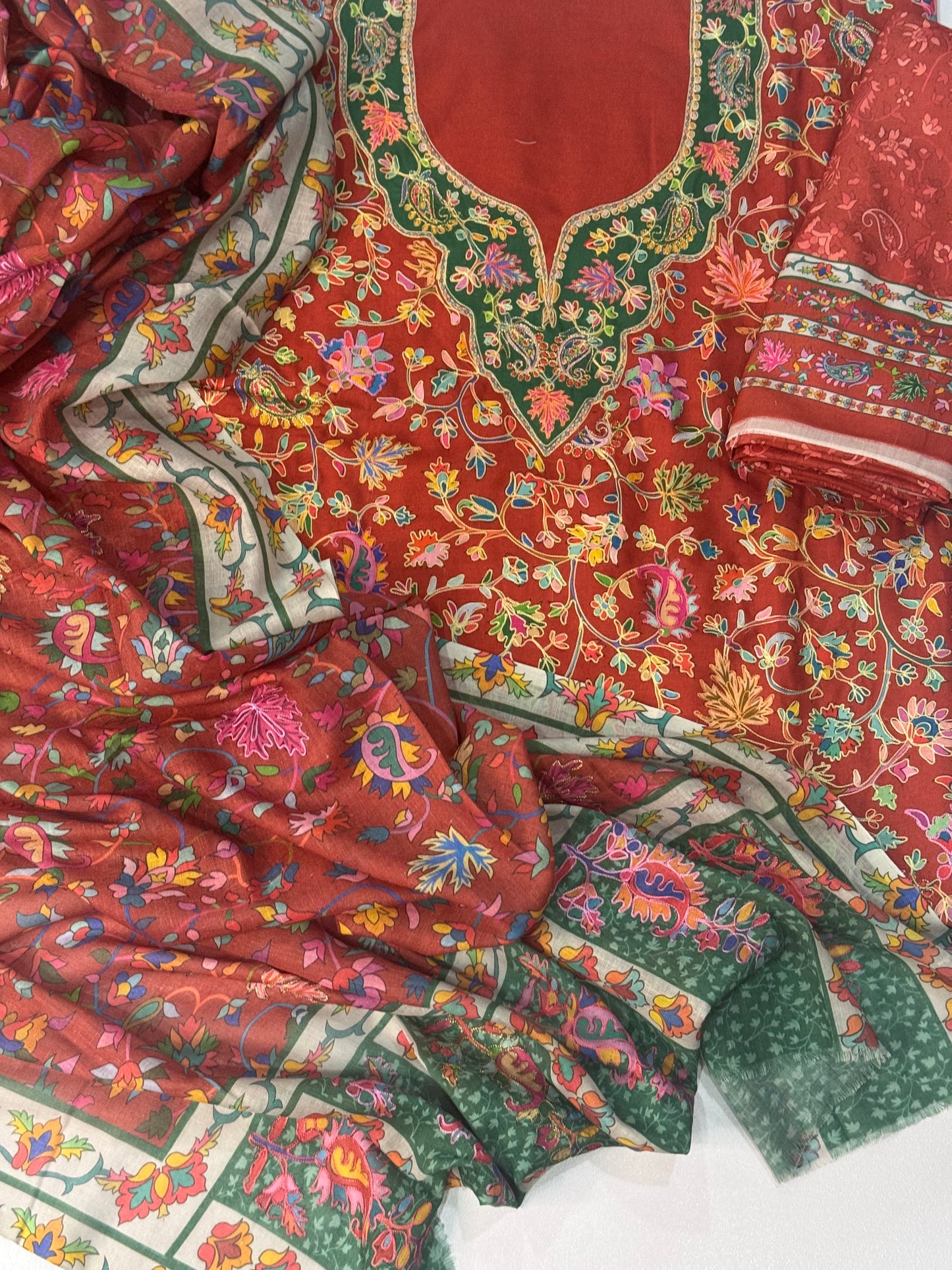 Kalamkari cotton lawn suits