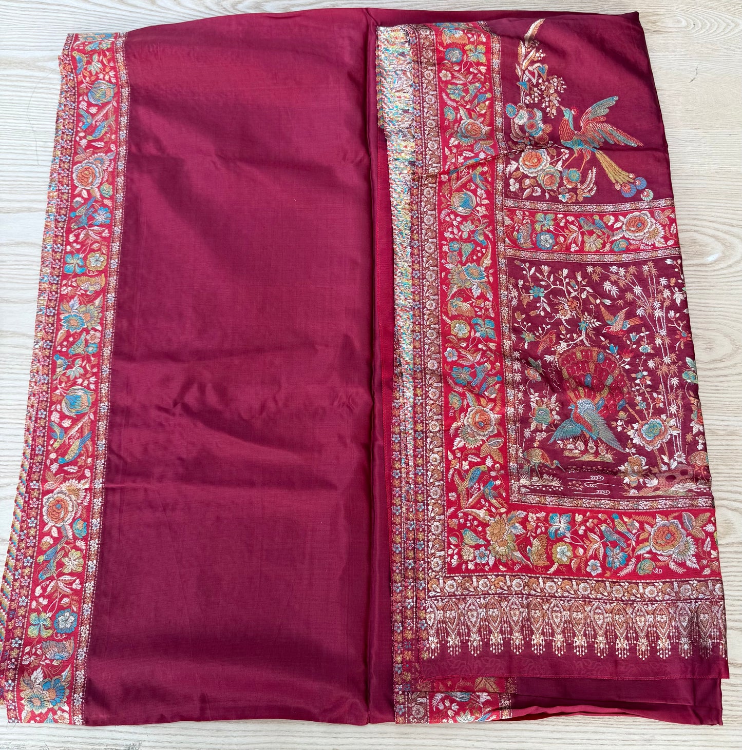 Pure kani silk saree