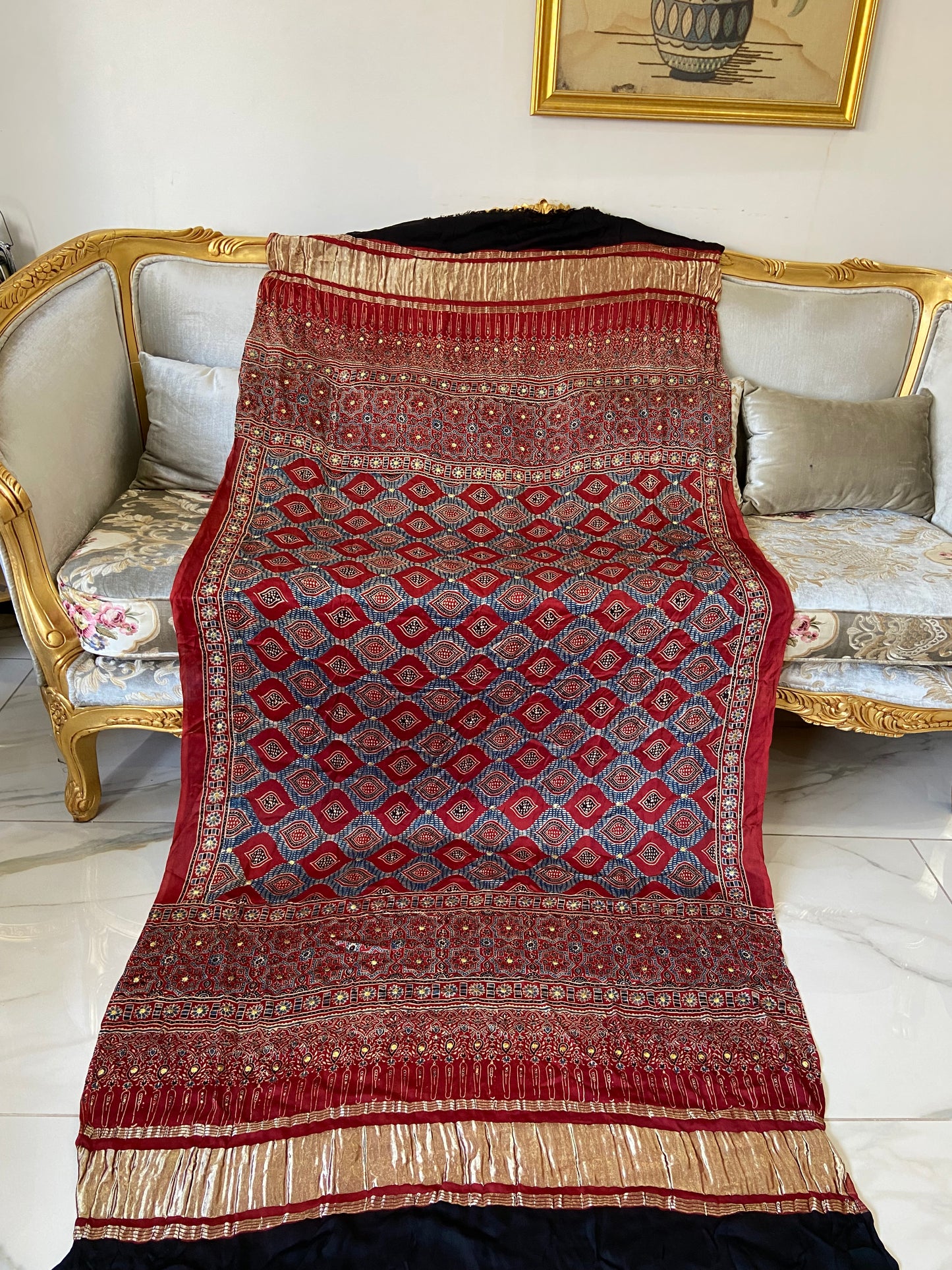 Ajrak mukesh duppata