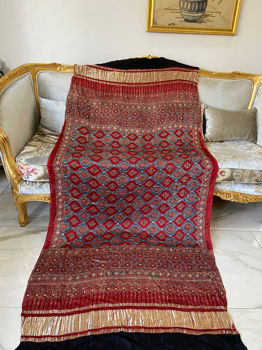 Ajrak mukesh duppata