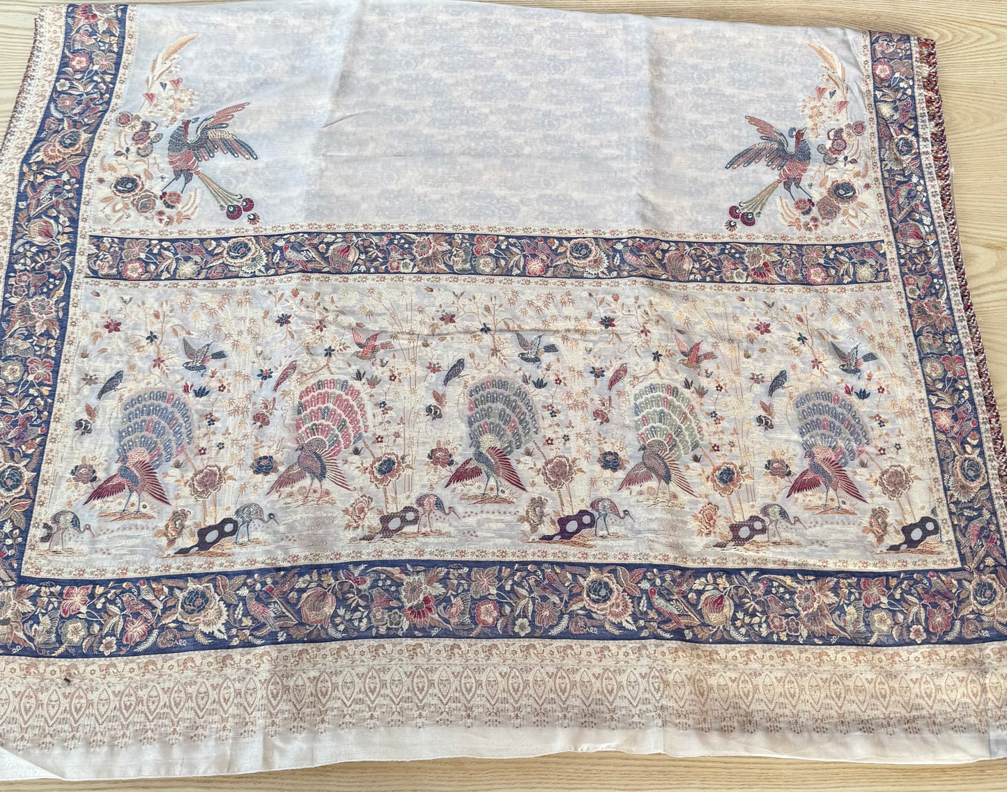 Pure kani silk saree