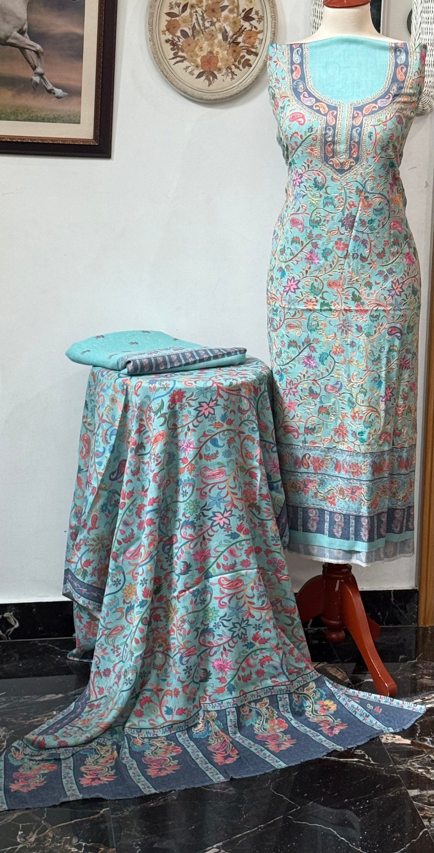 Kalamkari PASHMINA SUIT