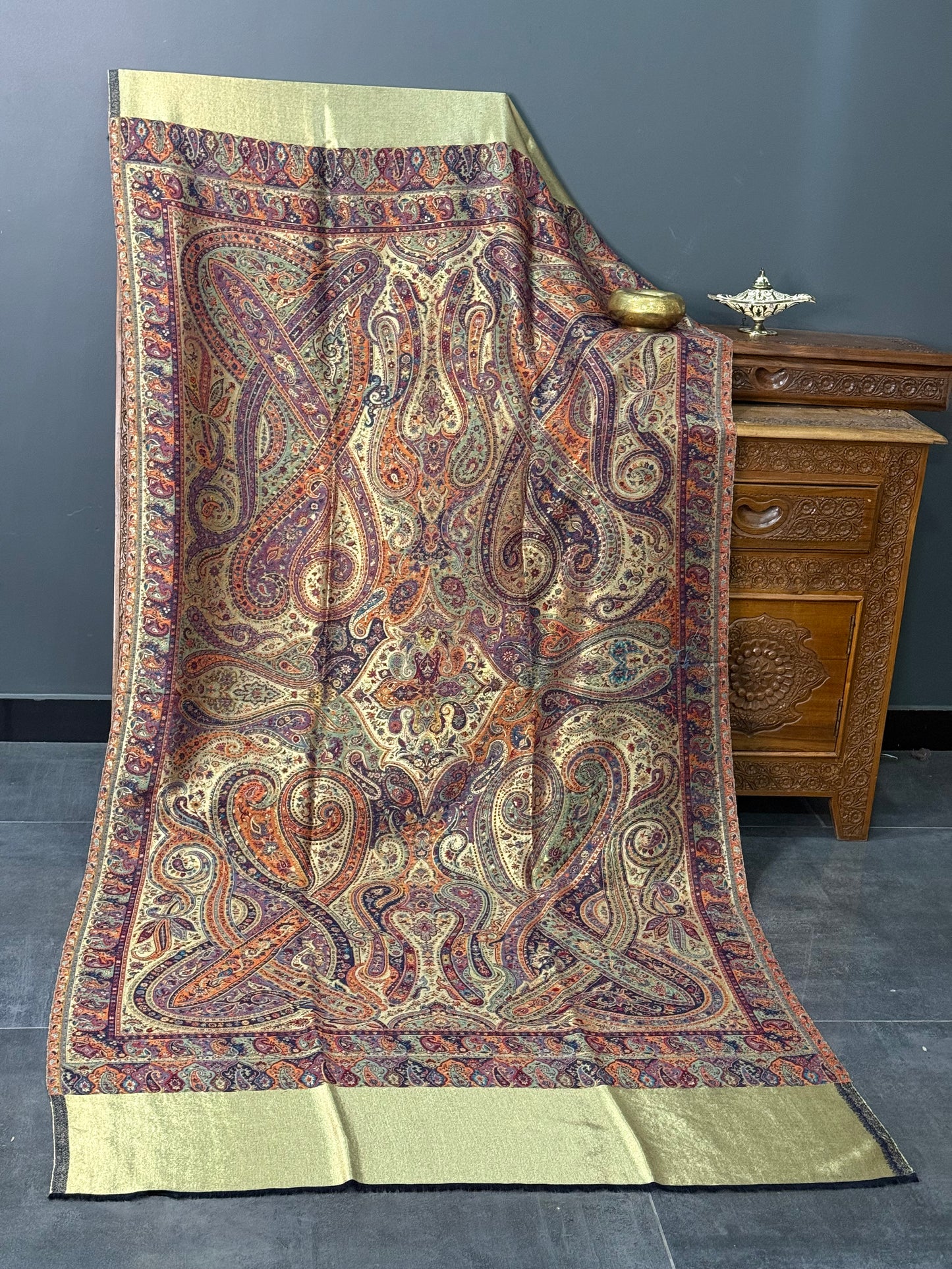 Reversible kani moonlight shawl